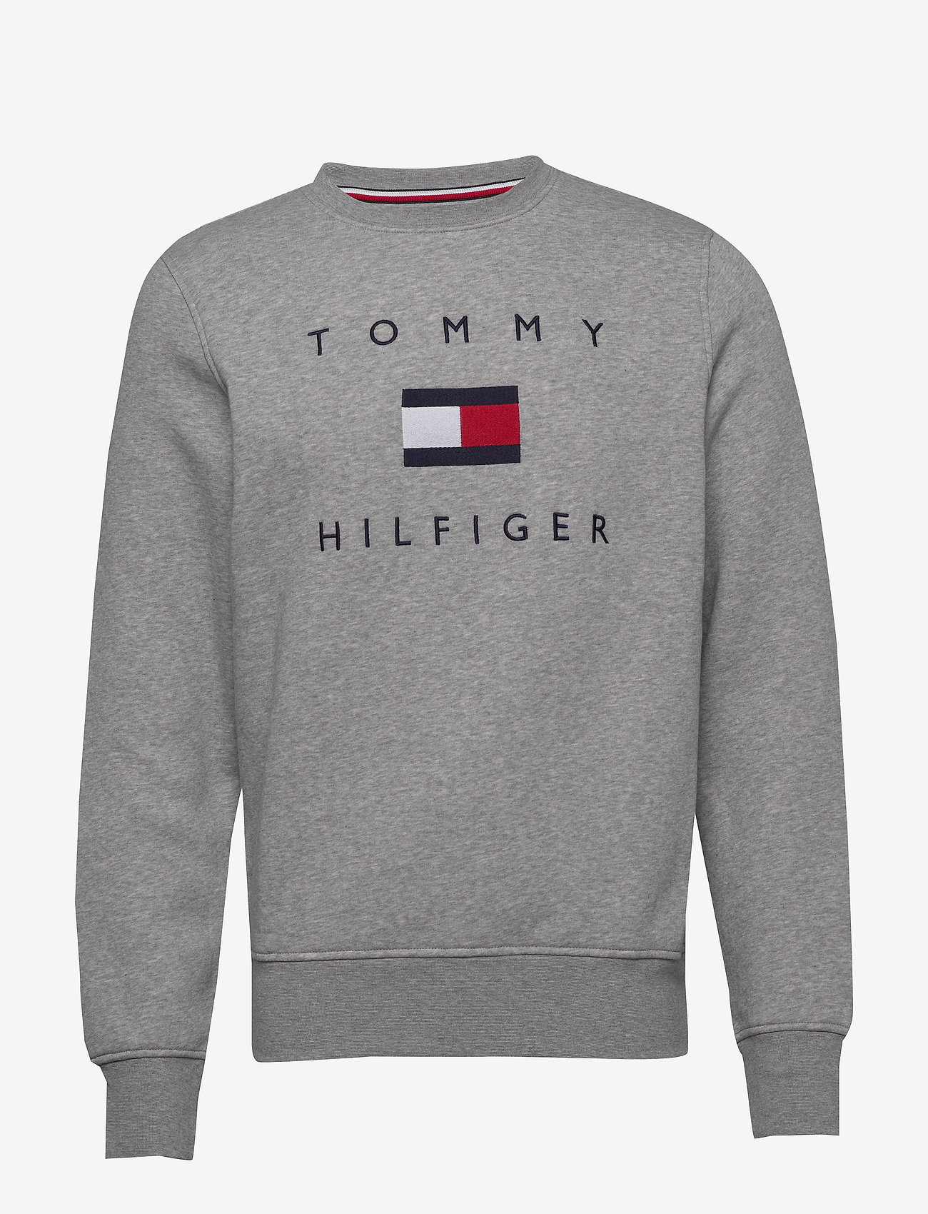 Tommy Hilfiger - TOMMY FLAG HILFIGER SWEATSHIRT - medium grey heather - 0