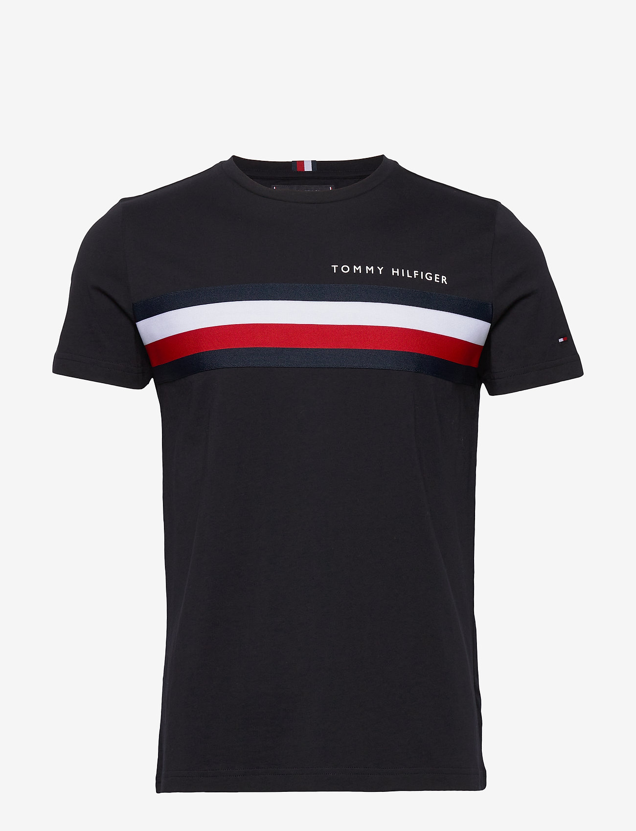 Tommy Hilfiger - GLOBAL STRIPE TEE - desert sky - 0