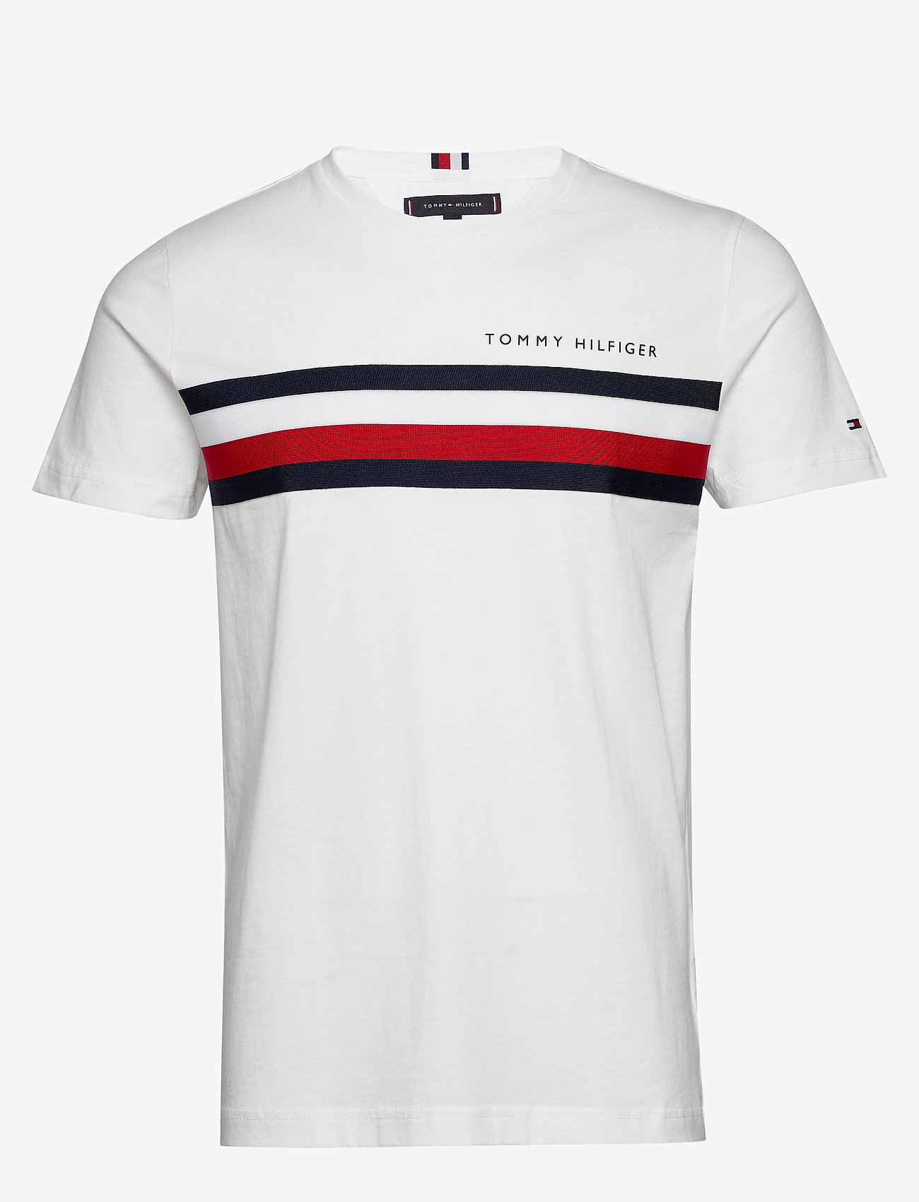 GLOBAL STRIPE TEE - WHITE
