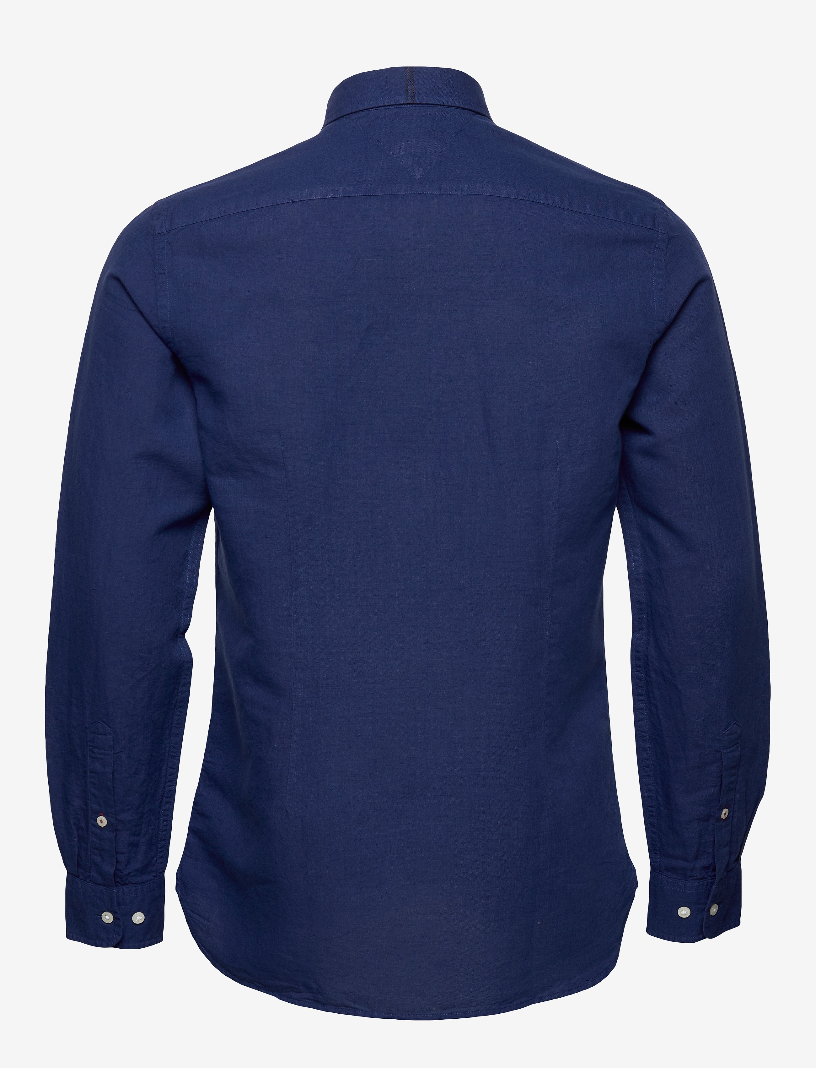 Tommy Hilfiger - SLIM GARMENT DYED CO/LI SHIRT - blue ink - 1
