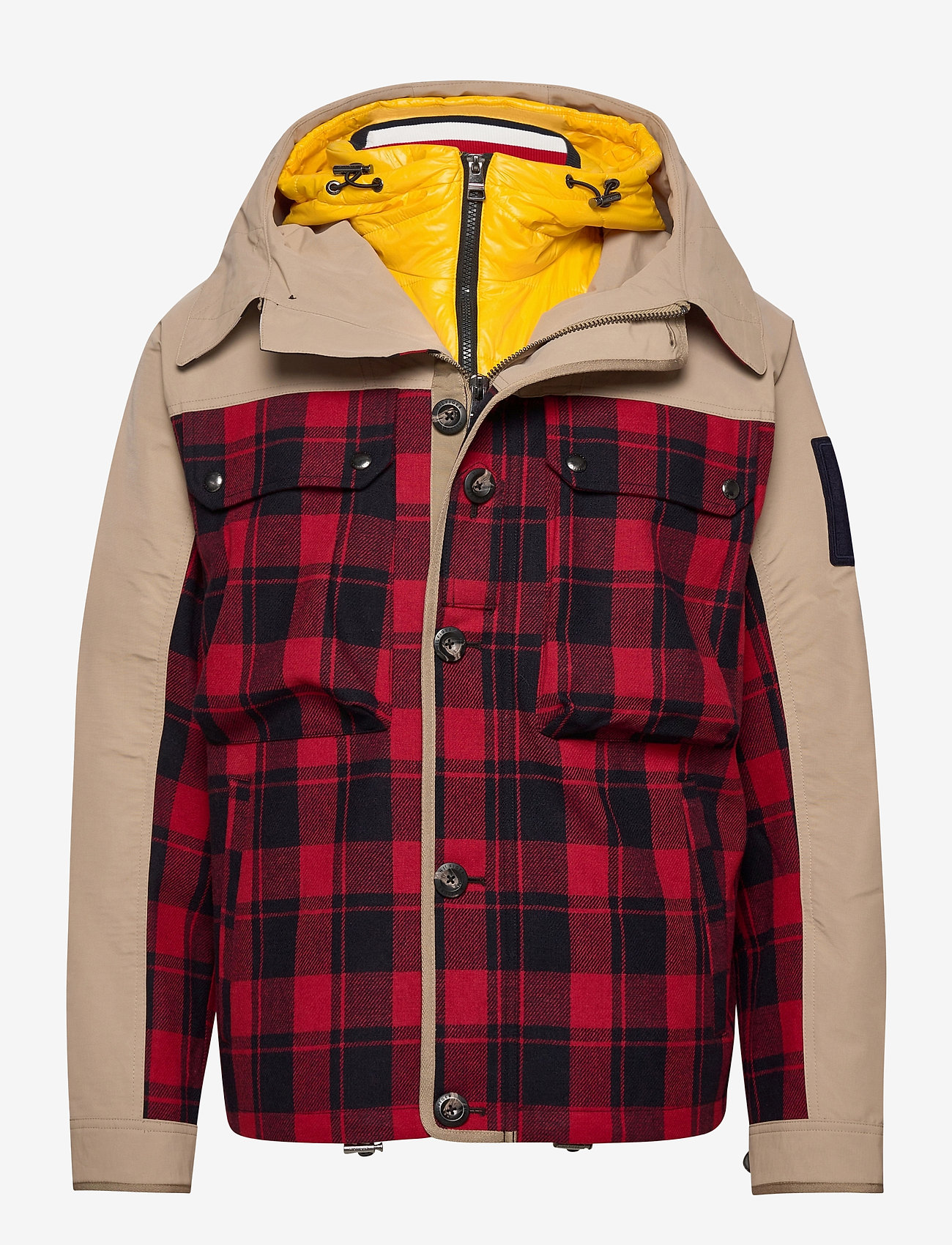 Tommy Hilfiger - 3 IN 1 CHECK JACKET - surplus khaki - 1