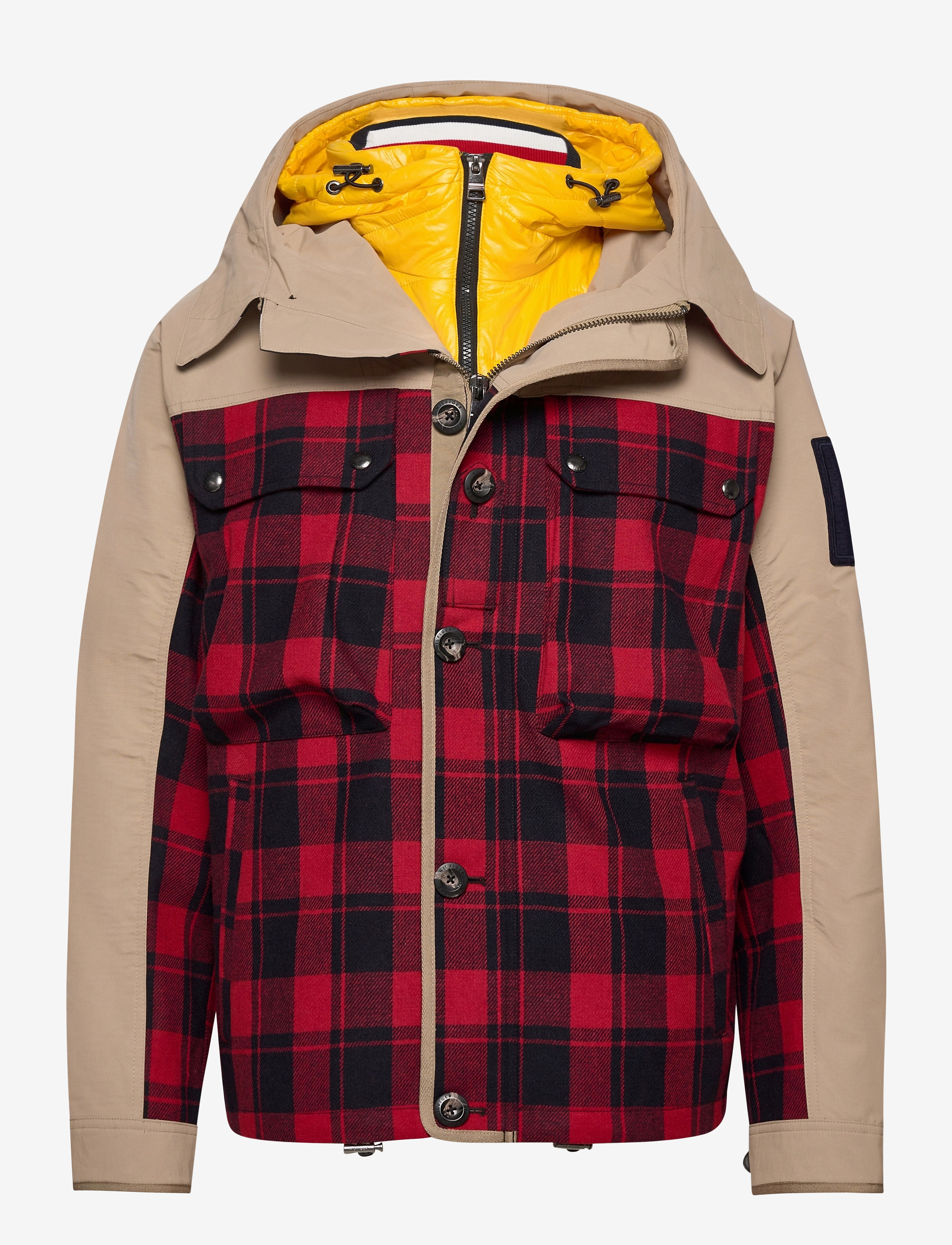 Tommy Hilfiger - 3 IN 1 CHECK JACKET - surplus khaki - 1