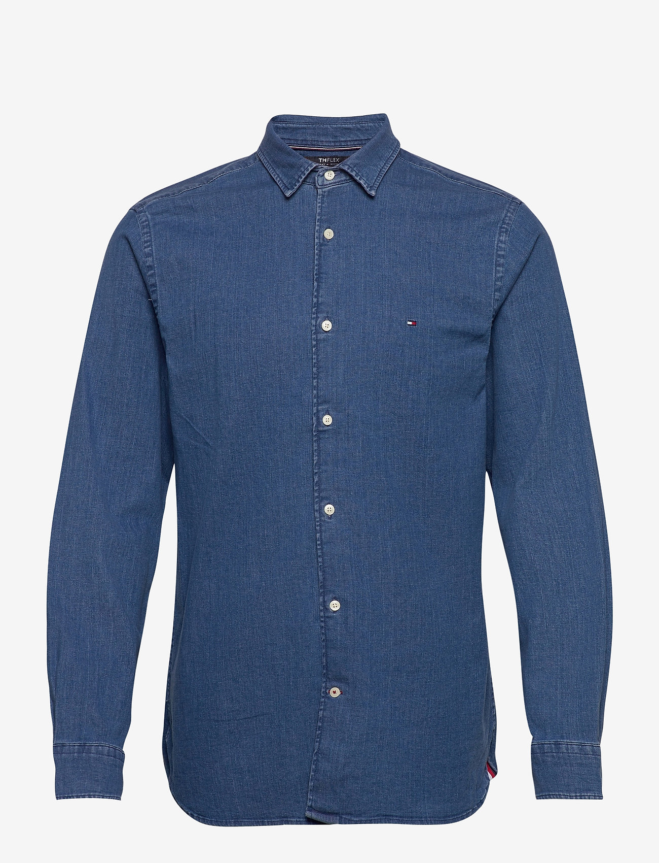 Tommy Hilfiger - FLEX CHAMBRAY SHIRT - dark indigo - 0