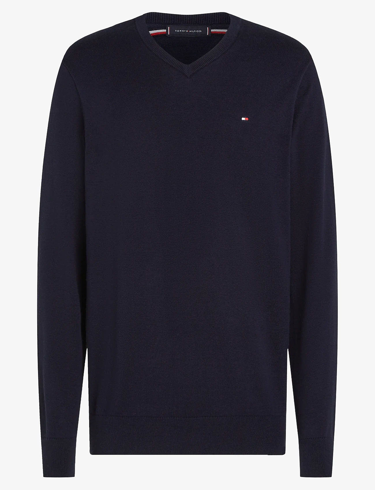 Tommy Hilfiger - ESSENTIAL COTTON V NECK - v-hals - desert sky - 1