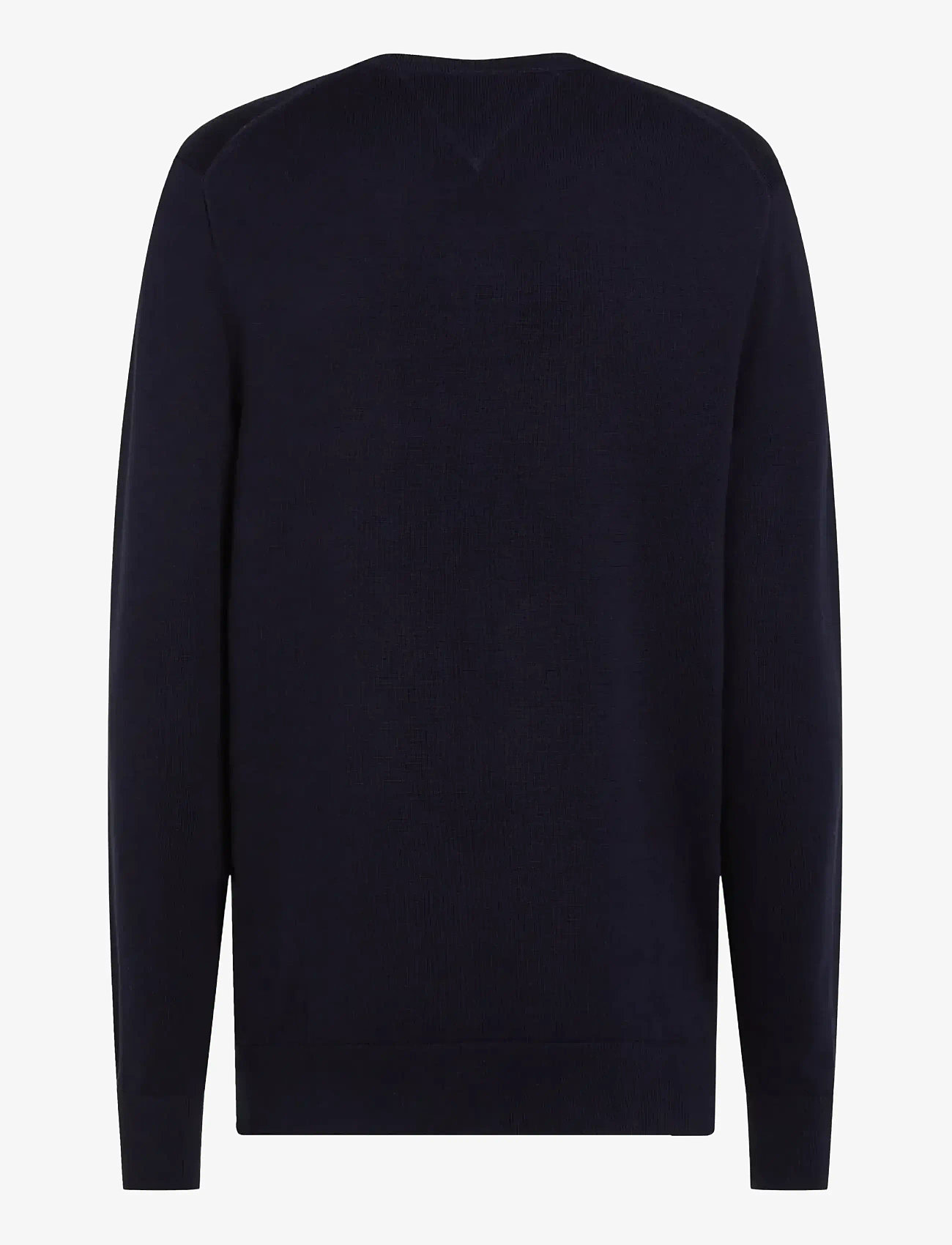 Tommy Hilfiger - ESSENTIAL COTTON V NECK - v-kaelusega kudumid - desert sky - 2