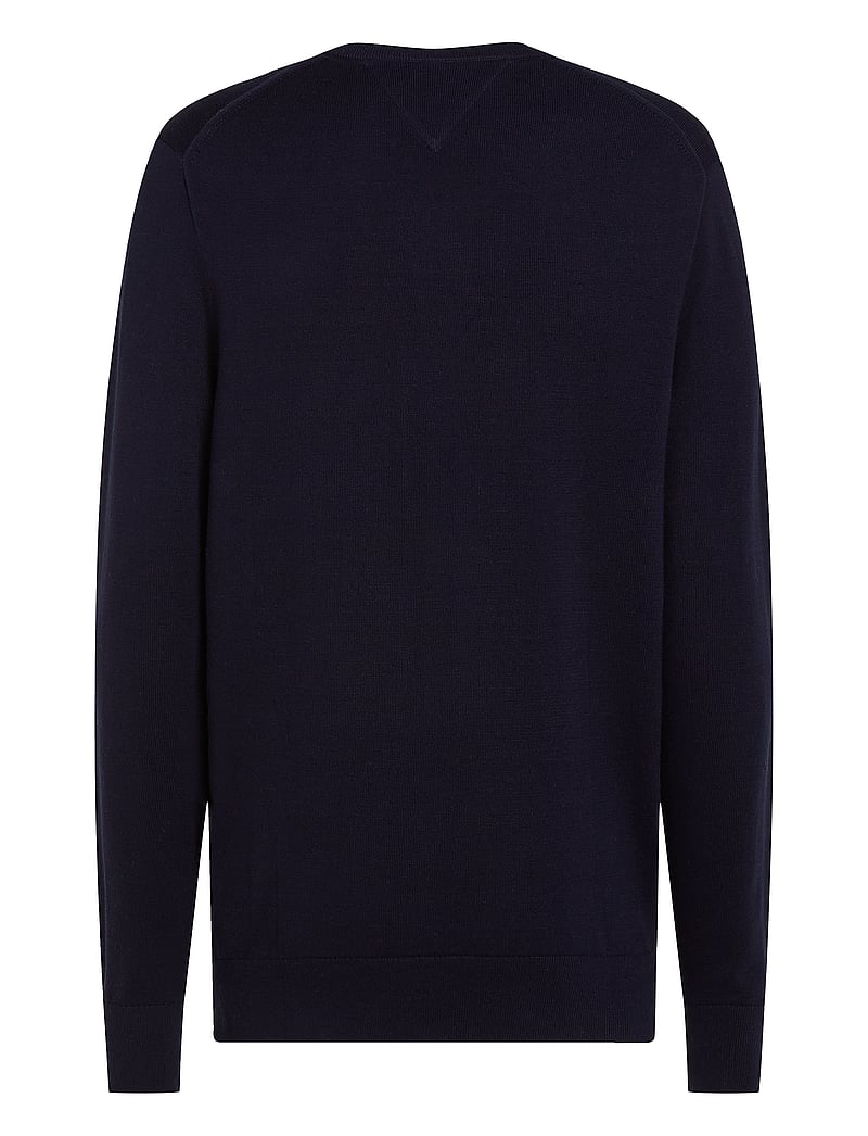 Tommy Hilfiger - ESSENTIAL COTTON V NECK - v-hals - desert sky - 5