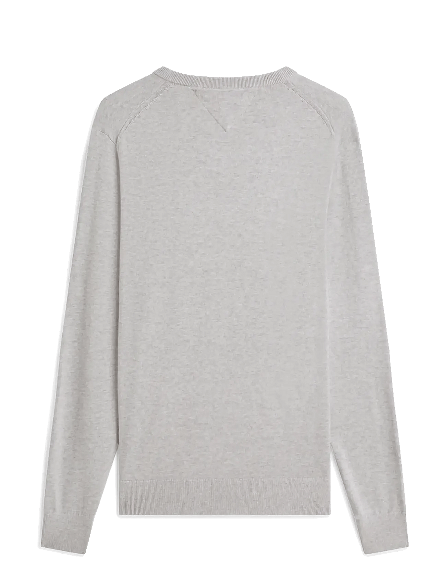 Tommy Hilfiger - ESSENTIAL COTTON V NECK - v-ausschnitt - light grey heather - 2