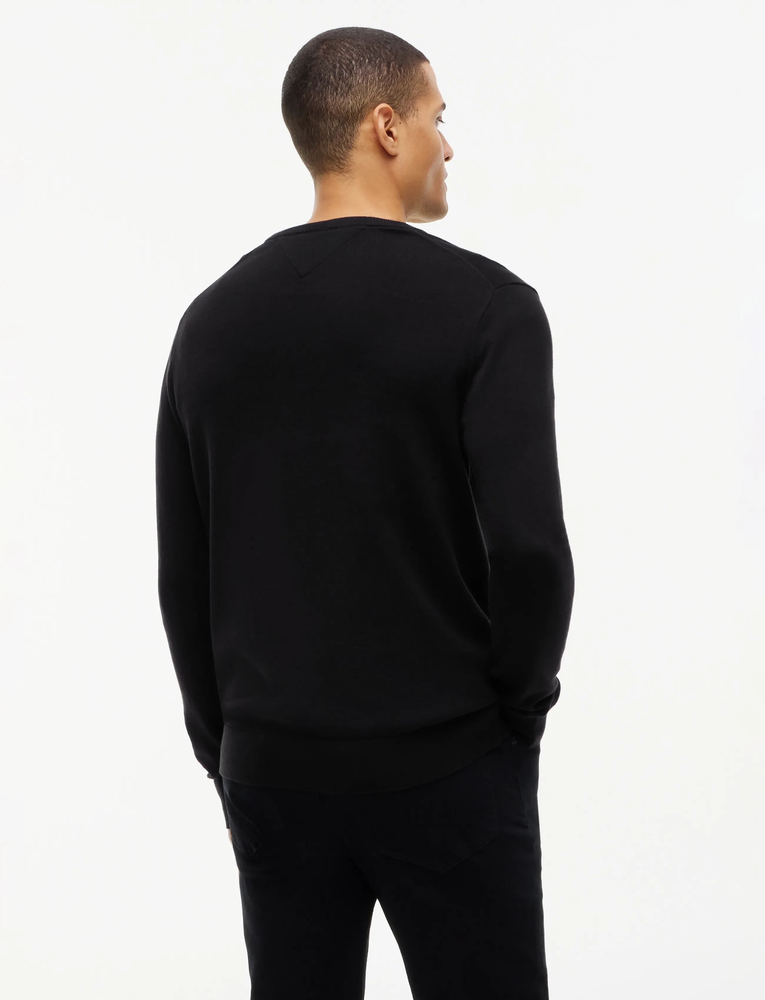 Tommy Hilfiger - CORE ESSENTIAL COTTON CREW NECK - round necks - black - 3