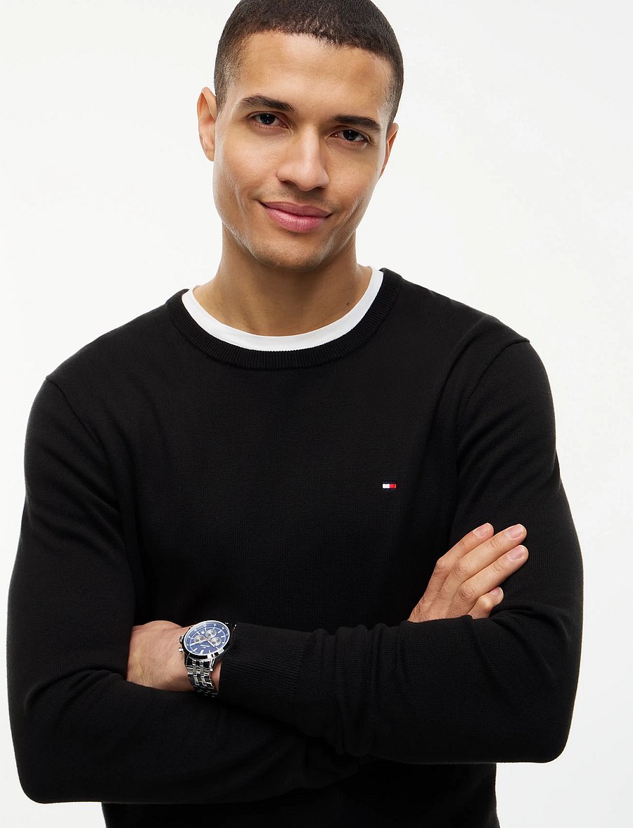 Tommy Hilfiger - CORE ESSENTIAL COTTON CREW NECK - rundhals - black - 4