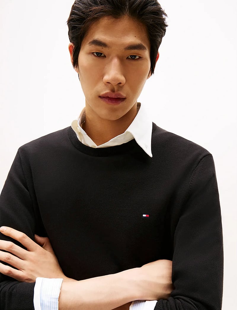 Tommy Hilfiger - CORE ESSENTIAL COTTON CREW NECK - rundhals - black - 5