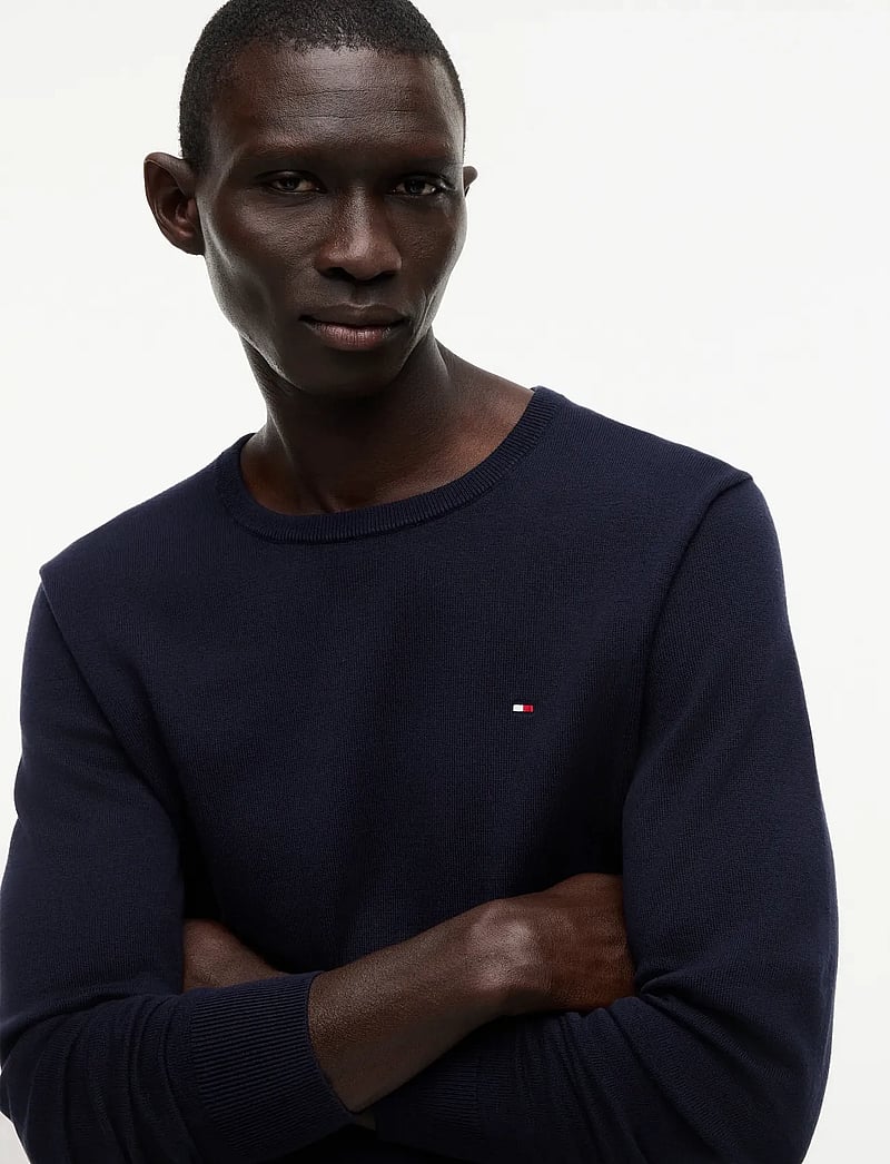 Tommy Hilfiger - CORE ESSENTIAL COTTON CREW NECK - rundhals - desert sky - 4
