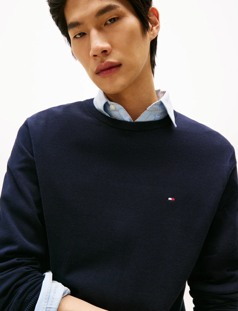 Tommy Hilfiger - CORE ESSENTIAL COTTON CREW NECK - rundhals - desert sky - 4