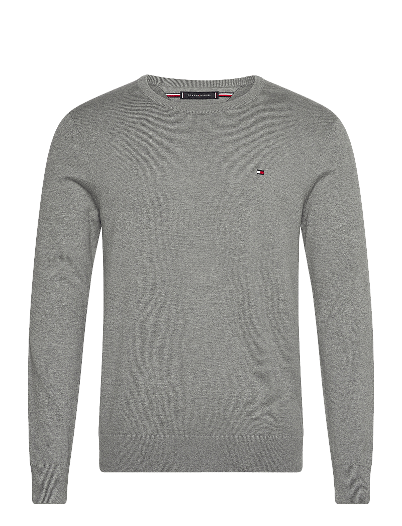 Tommy Hilfiger - CORE ESSENTIAL COTTON CREW NECK - rundhalsad - medium grey heather - 1