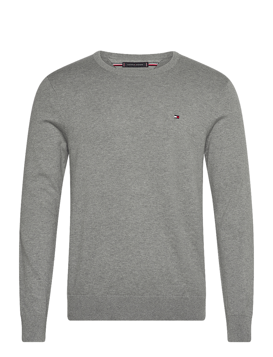 Tommy Hilfiger - CORE ESSENTIAL COTTON CREW NECK - rundhals - medium grey heather - 1