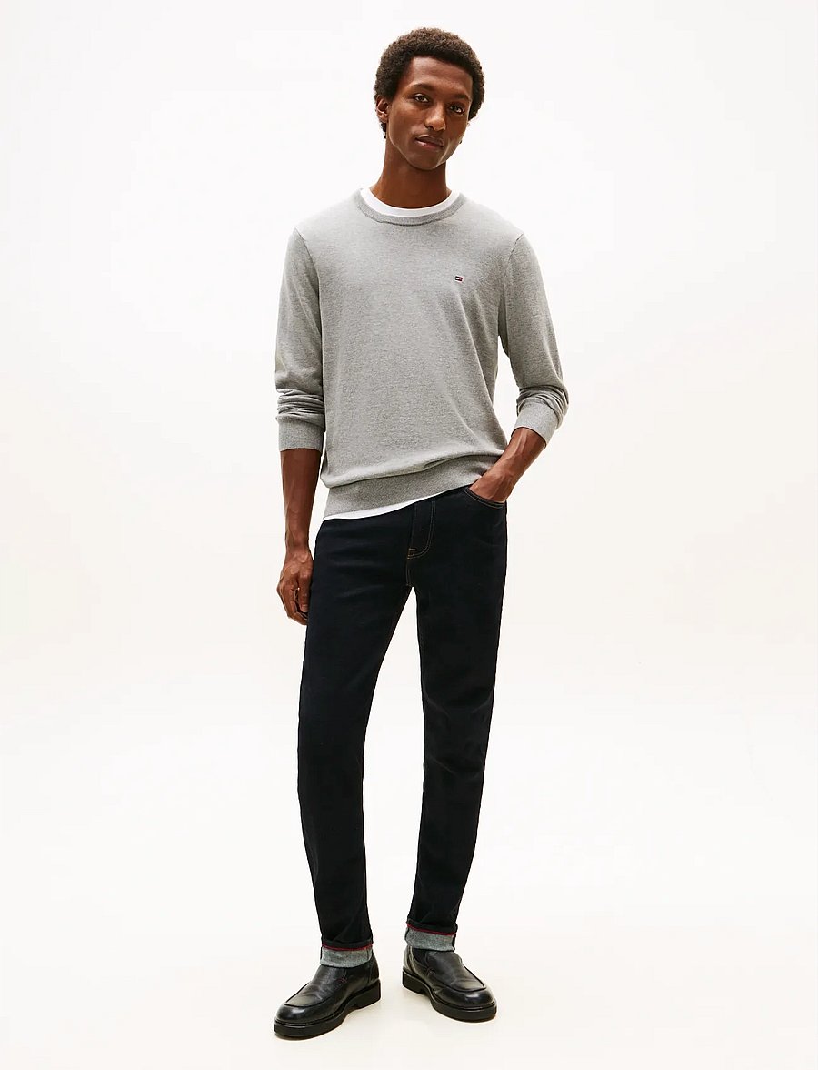 Tommy Hilfiger - CORE ESSENTIAL COTTON CREW NECK - rundhals - medium grey heather - 3