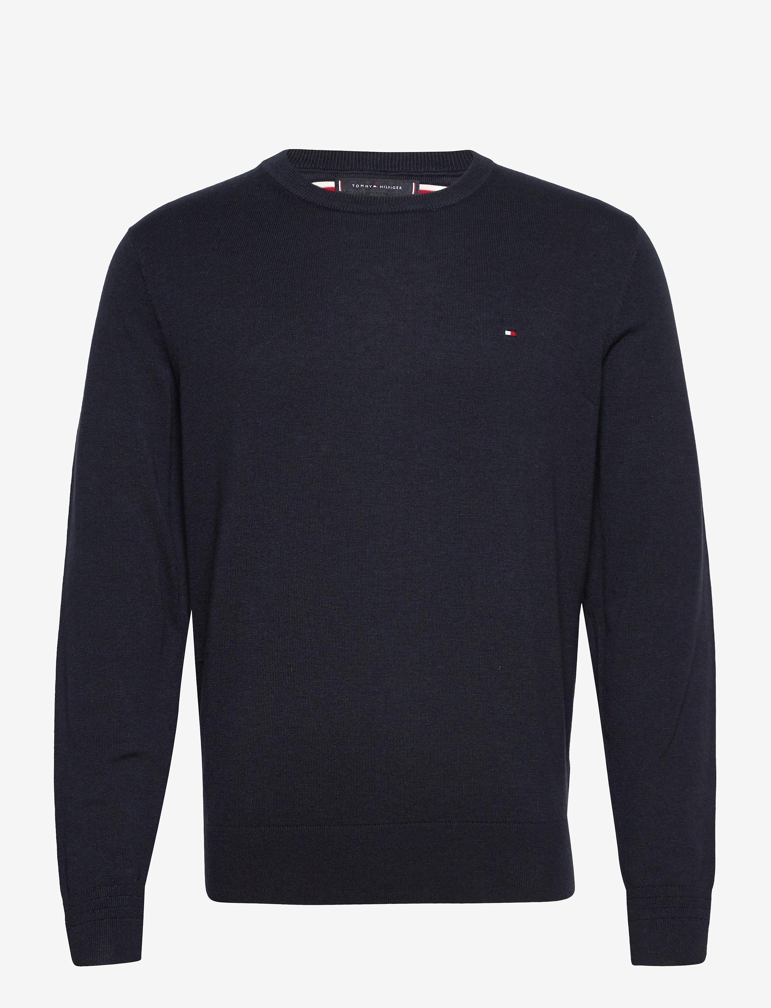 Tommy Hilfiger - ORGANIC COTTON BLEND CREW NECK - desert sky heather - 0