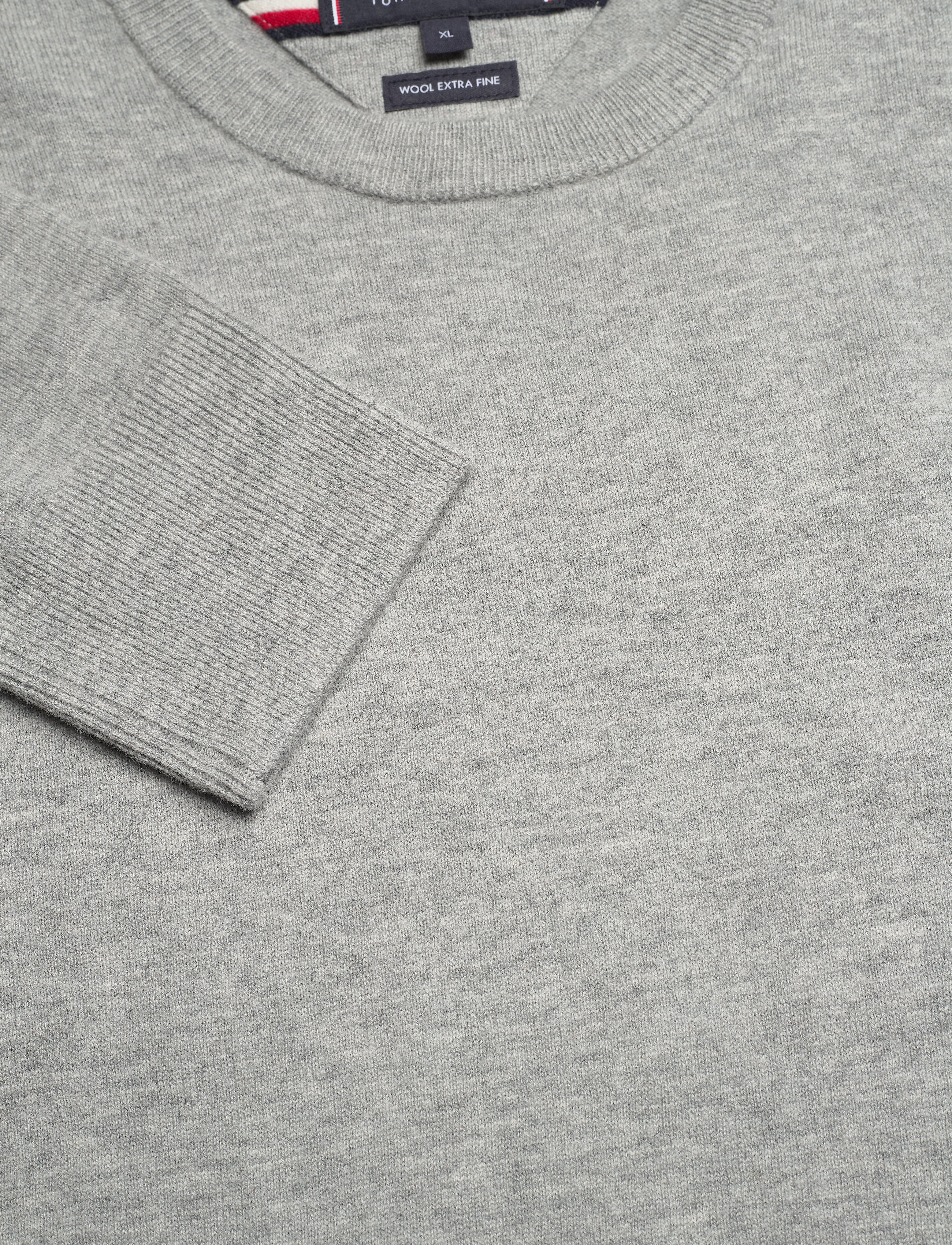 Tommy Hilfiger - EXTRAFINE SOFT WOOL CREW NECK - dark grey heather - 2