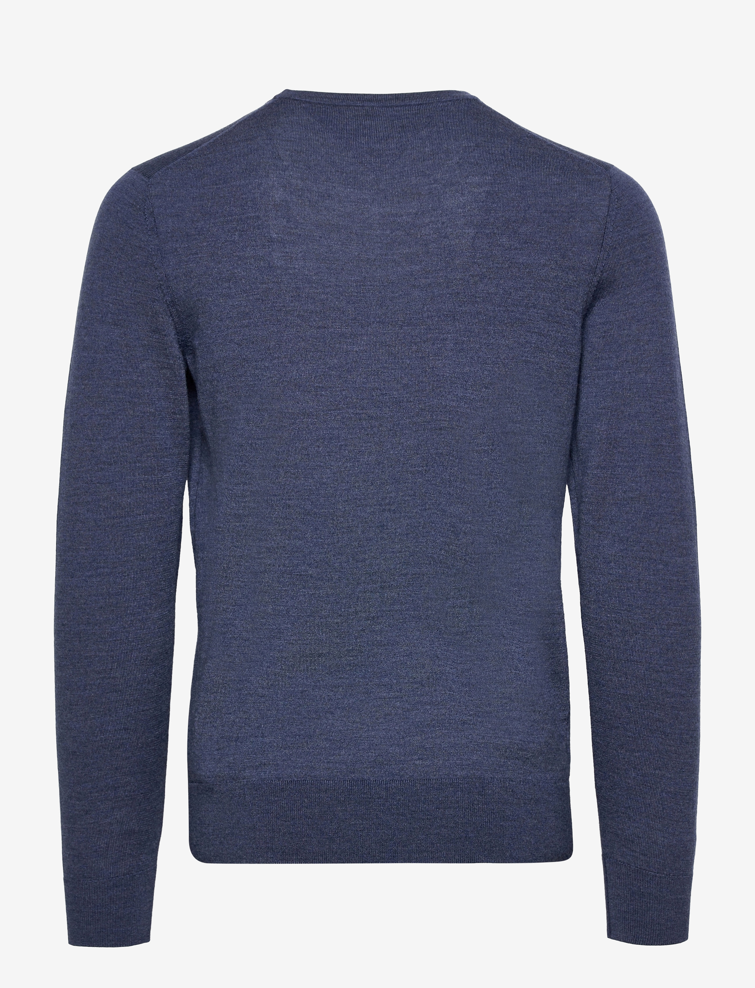 Tommy Hilfiger - FINE GAUGE MERINO WOOL CREW NECK - faded indigo heather - 1