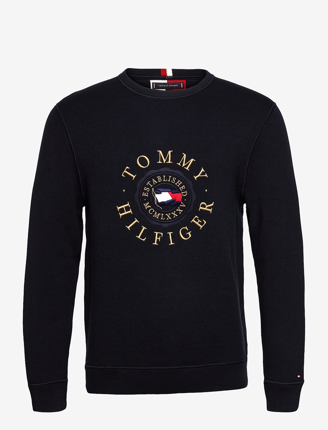 STRUCTURED GRAPHIC SWEATER - DESERT SKY