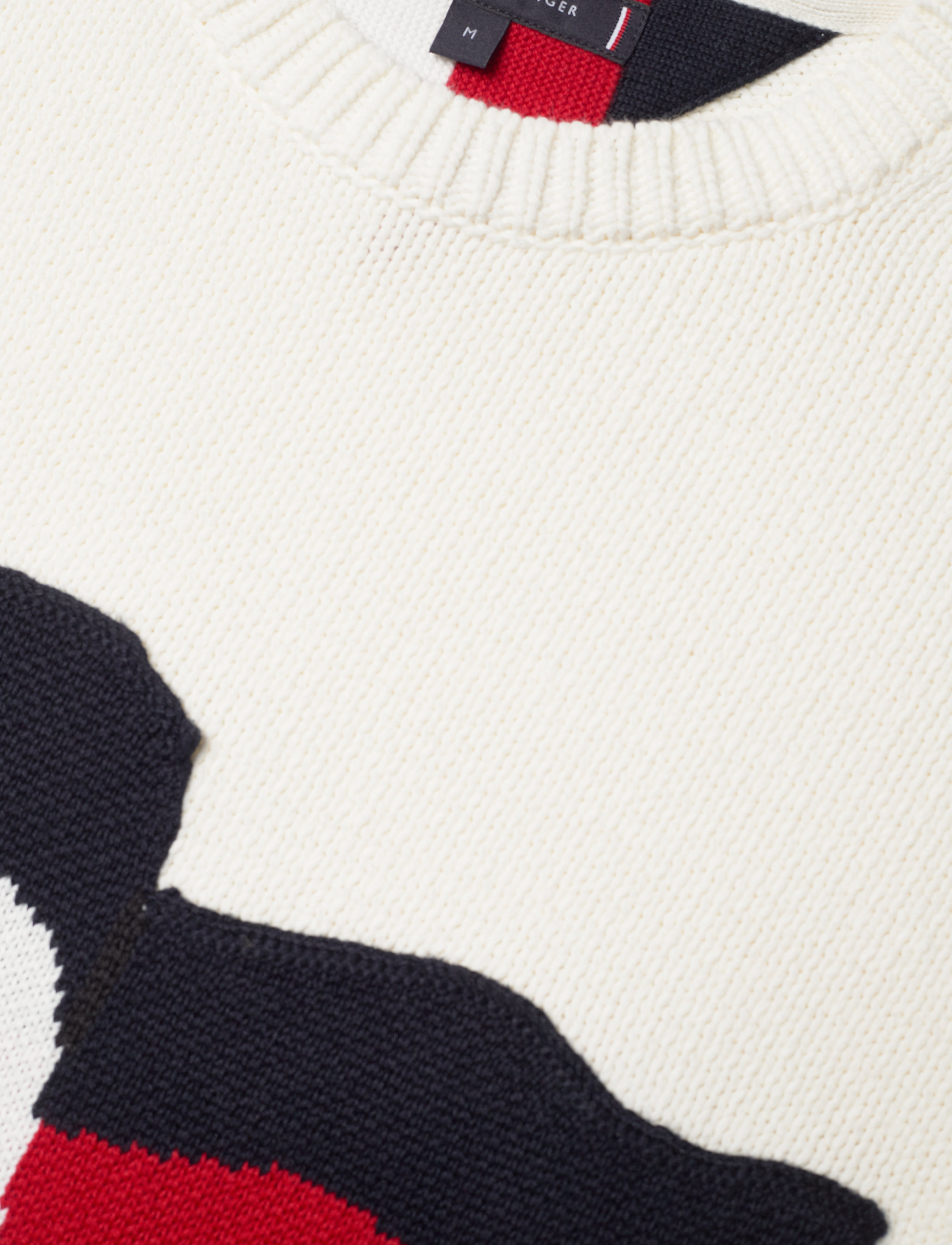 Tommy Hilfiger - BIG GRAPHIC SWEATER - ivory - 2
