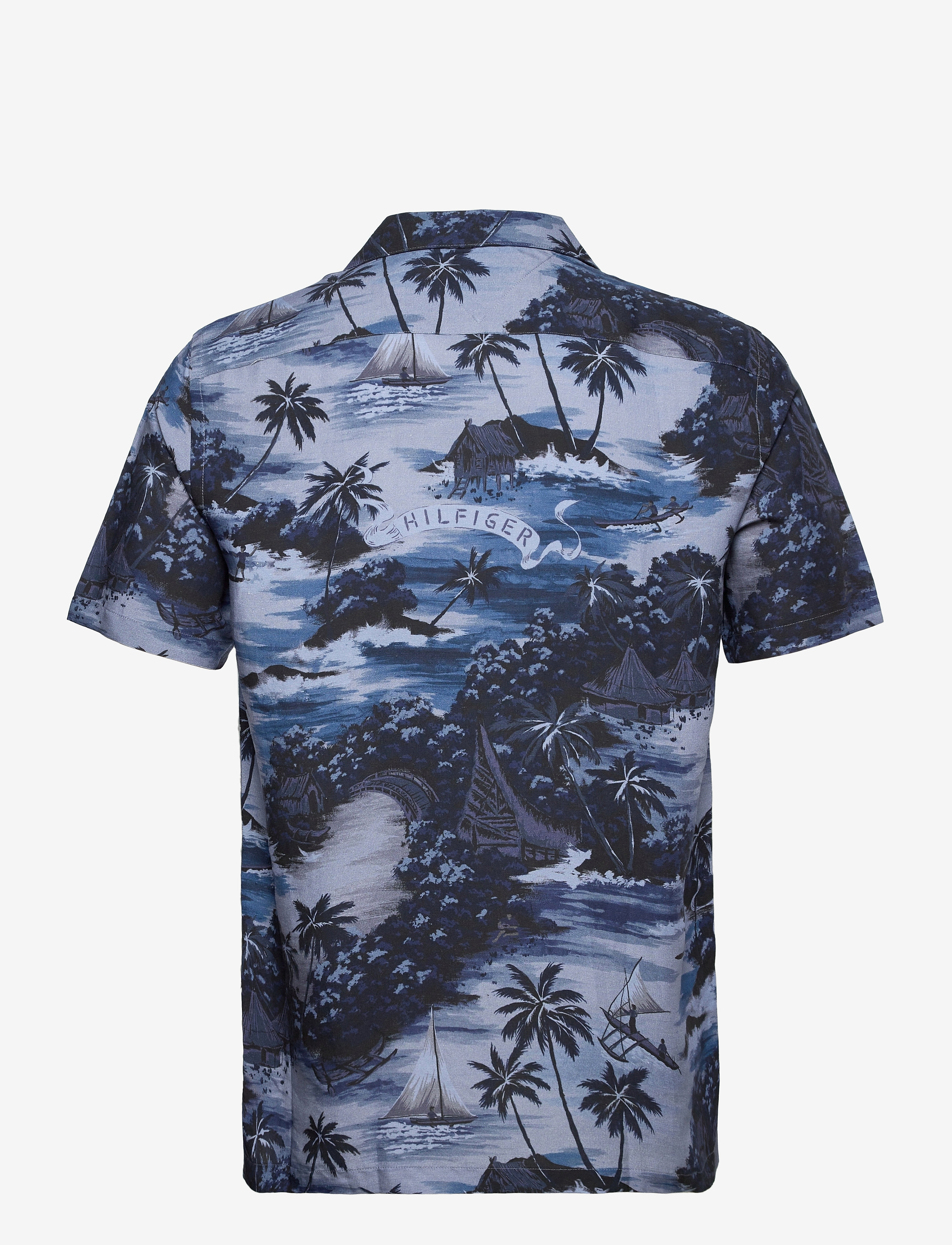 Tommy Hilfiger - HAWAIIAN PRINT SHIRT S/S - tonal blues - 1