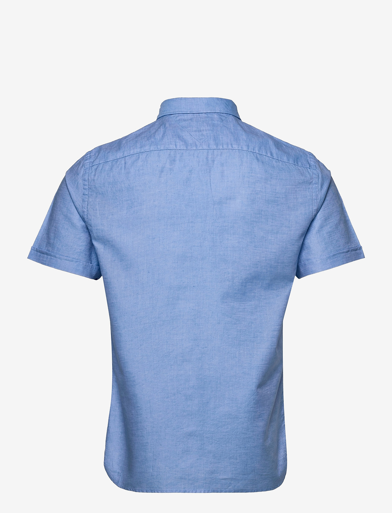 Tommy Hilfiger - SLIM CO/LI TWILL SHIRT S/S - copenhagen blue - 1