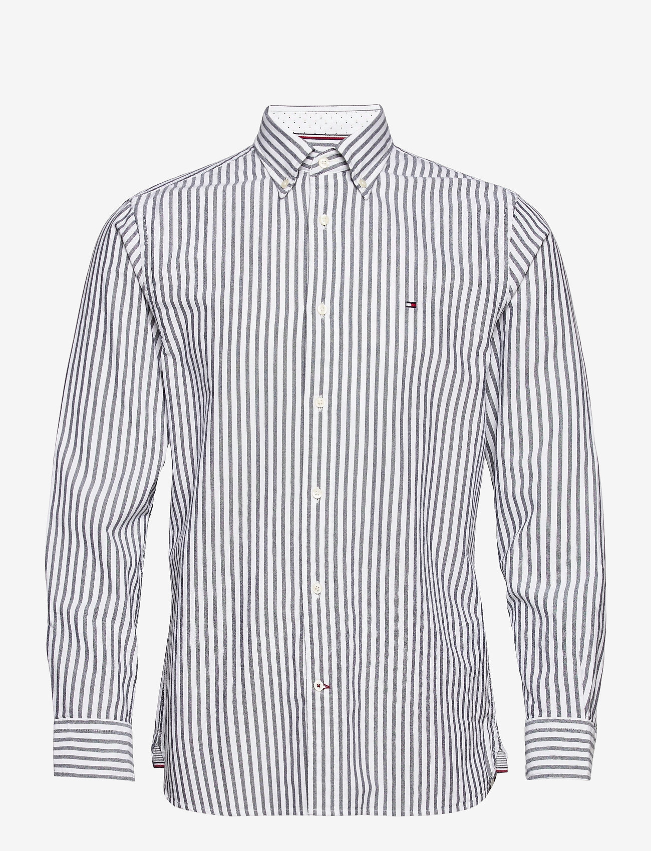 Tommy Hilfiger - OXFORD STRIPE SHIRT - desert sky / white - 0