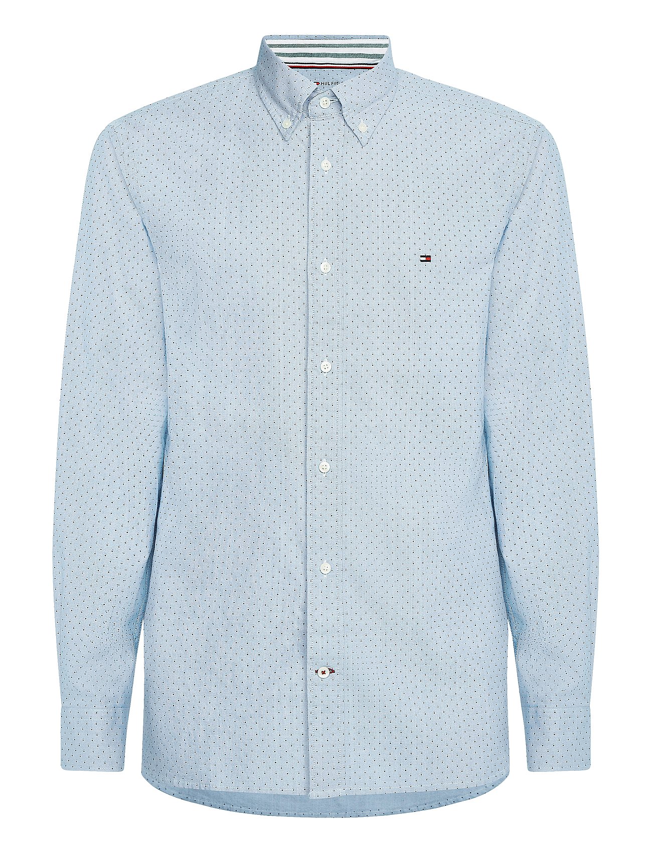 OXFORD MINI PRINT SHIRT - COPENHAGEN BLUE / MULTI