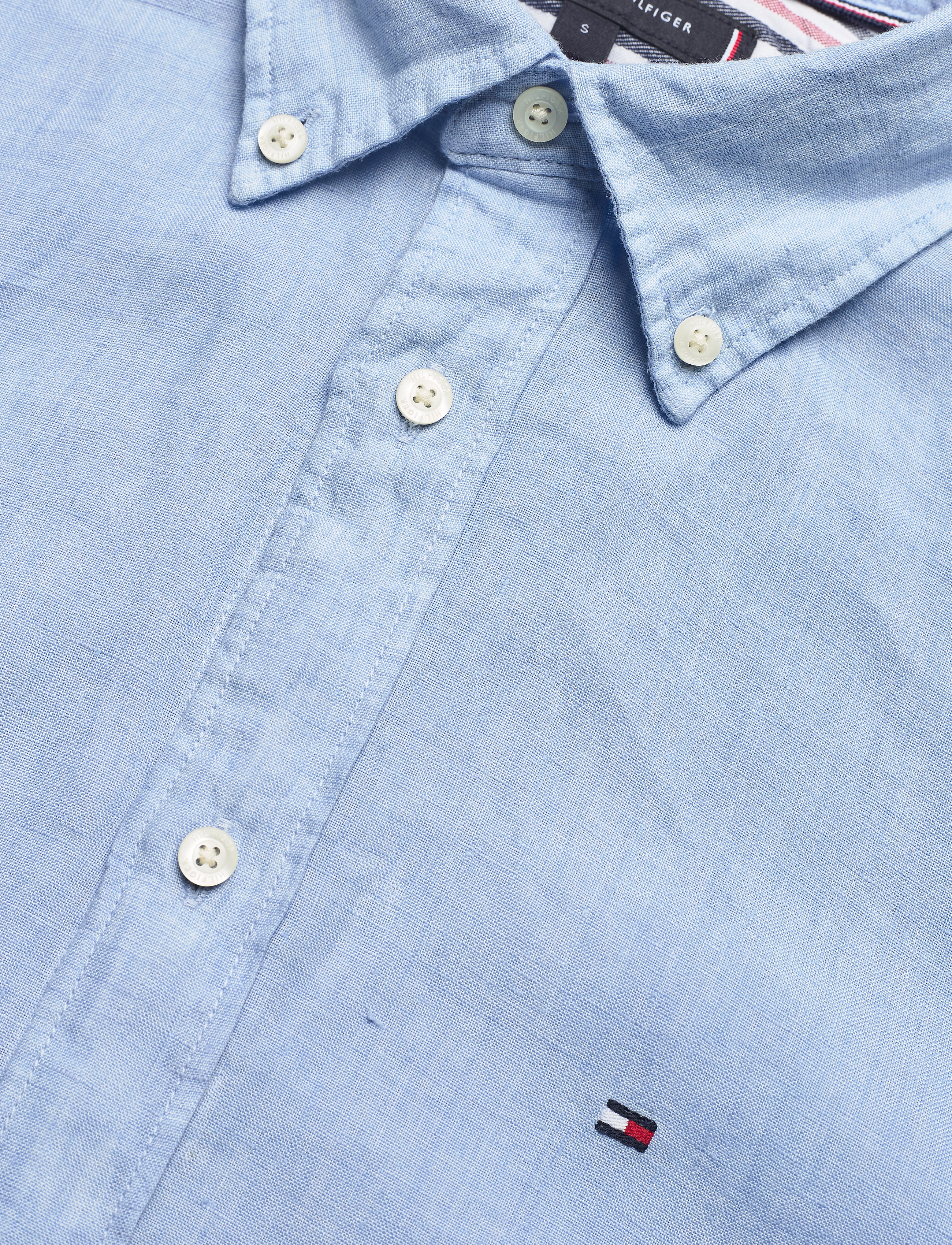 Tommy Hilfiger - PIGMENT DYED LINEN SHIRT - calm blue - 3