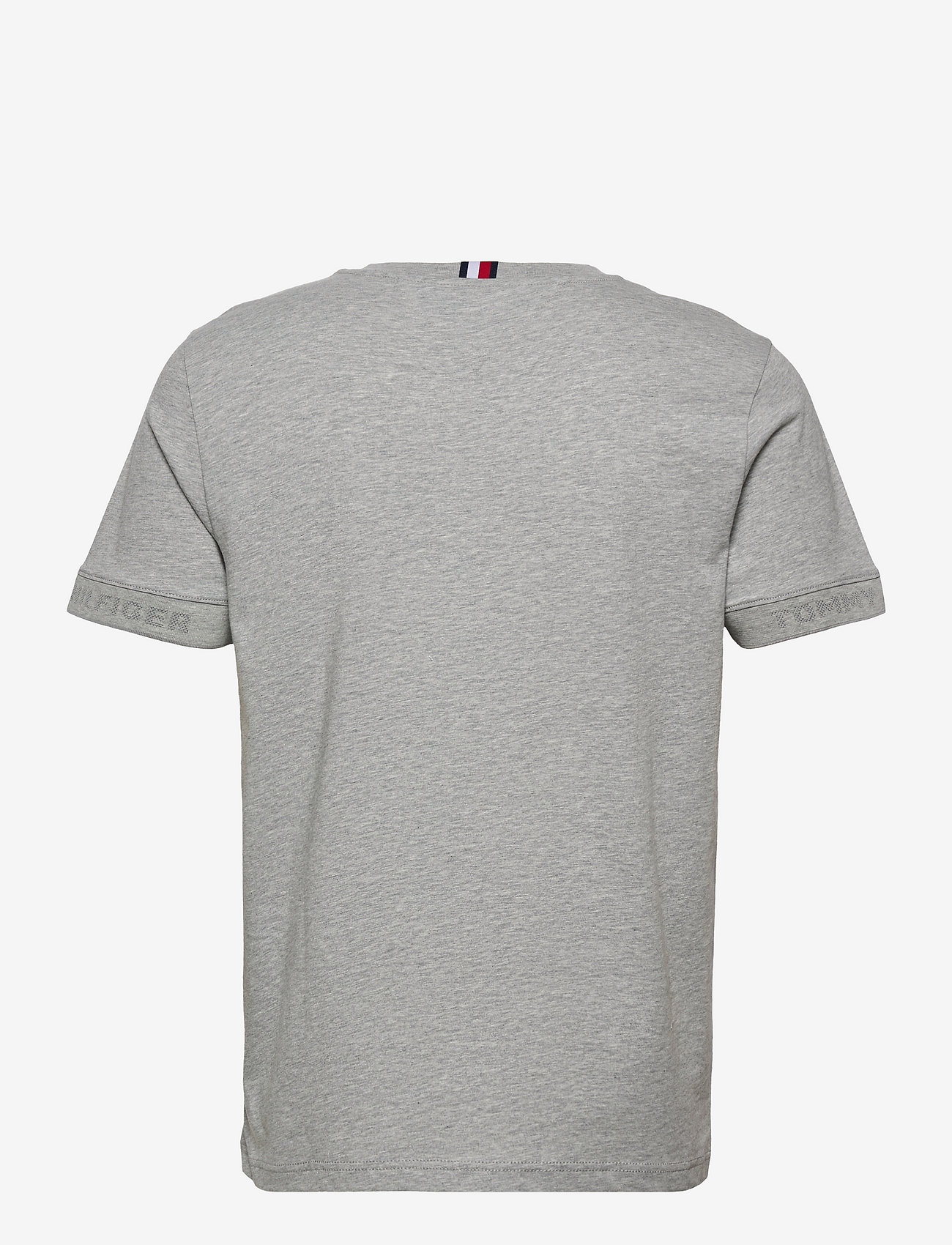 Tommy Hilfiger - JACQUARD COLLAR TEE - medium grey heather - 1