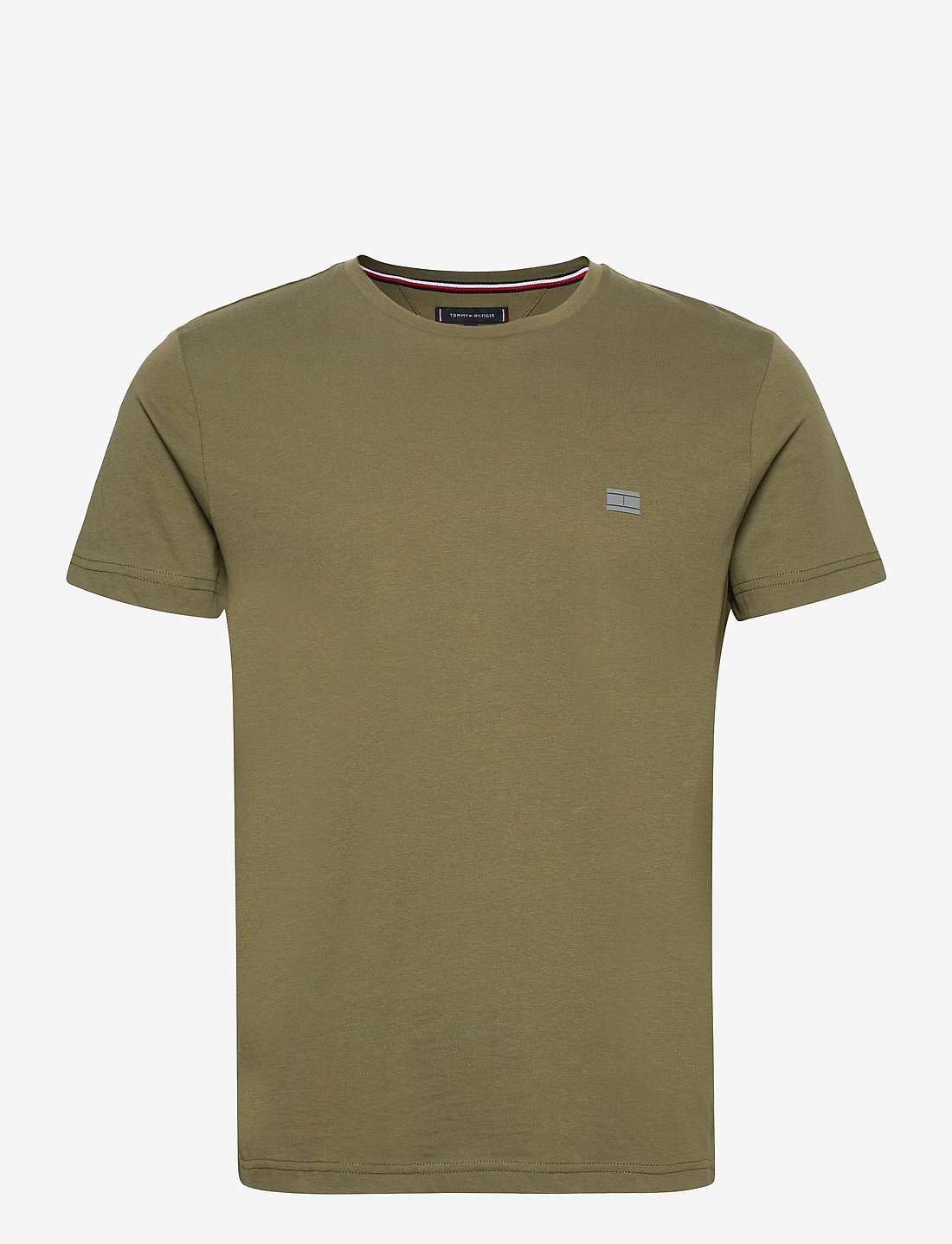 Tommy Hilfiger Modern Essentials Paneled Tee Utility Olive Green 49.90 Boozt