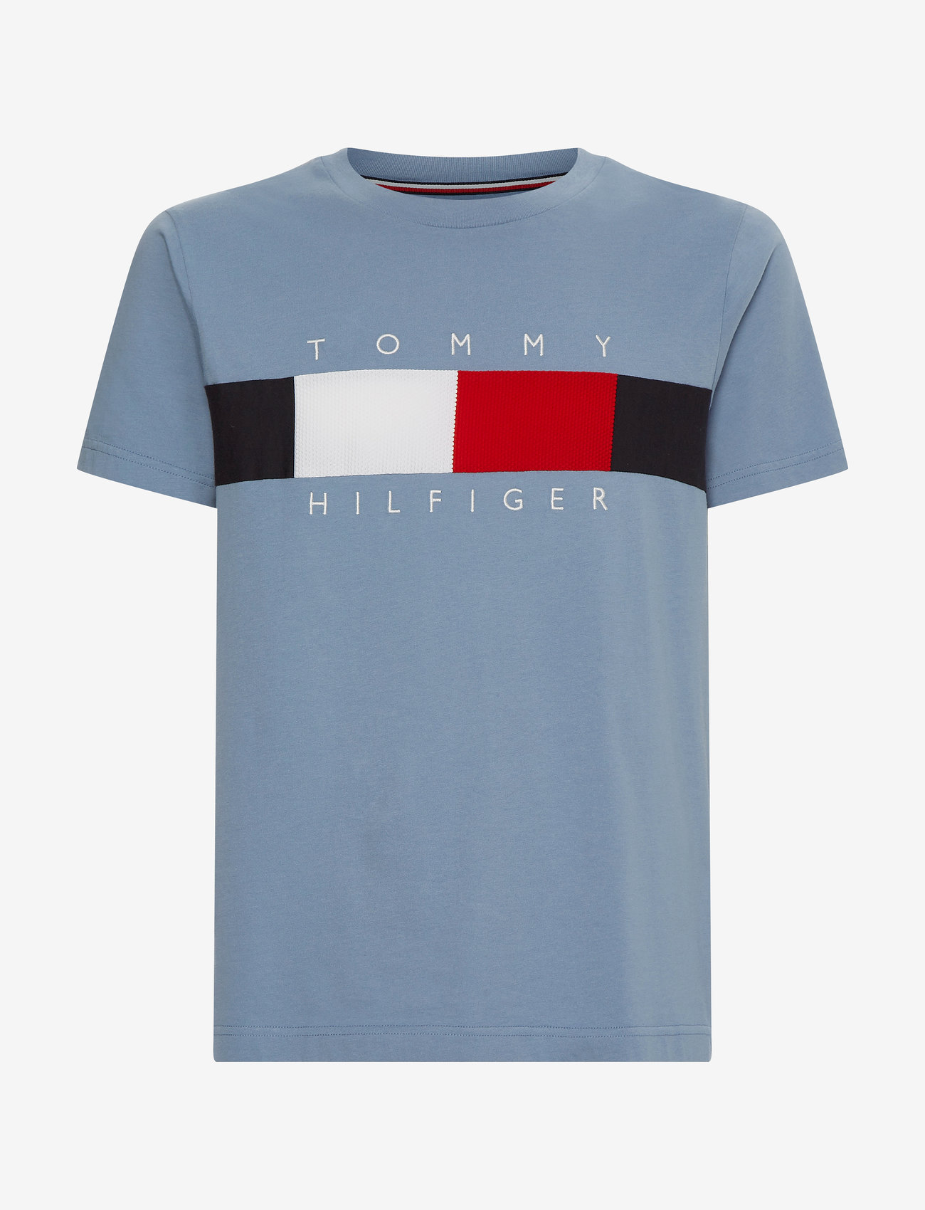 Tommy Hilfiger - CORP TEXTURE INSERT TEE - colorado indigo - 0