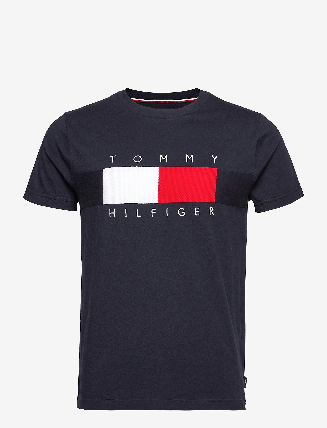 Tommy Hilfiger - CORP TEXTURE INSERT TEE - desert sky - 0