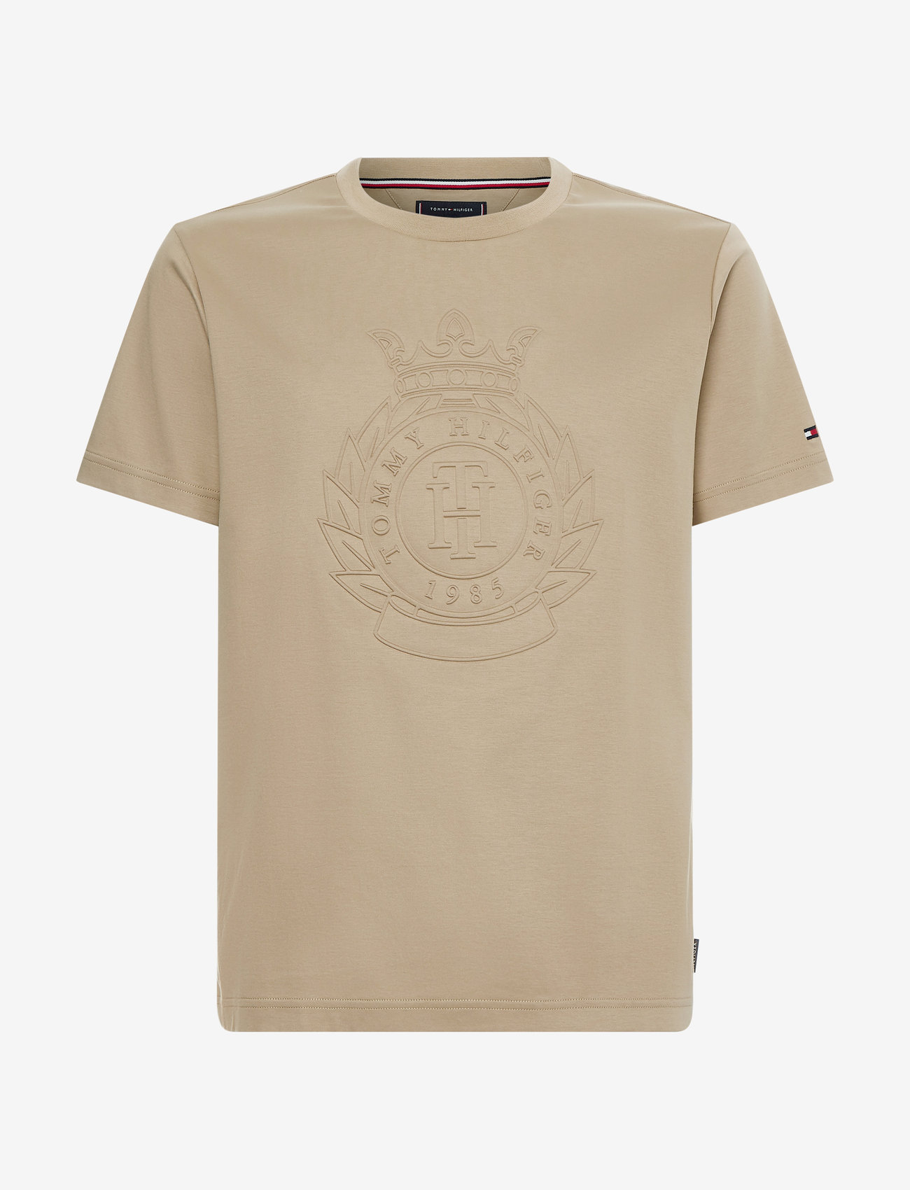 Tommy Hilfiger - LUXURY EMBOSS TEE - camel - 0