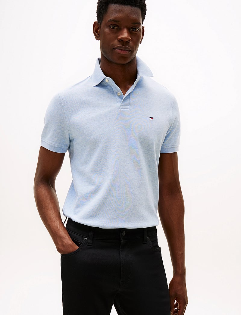 Tommy Hilfiger - CORE 1985 REGULAR POLO - kurzärmelig - heathered blue bros b0802 - 0