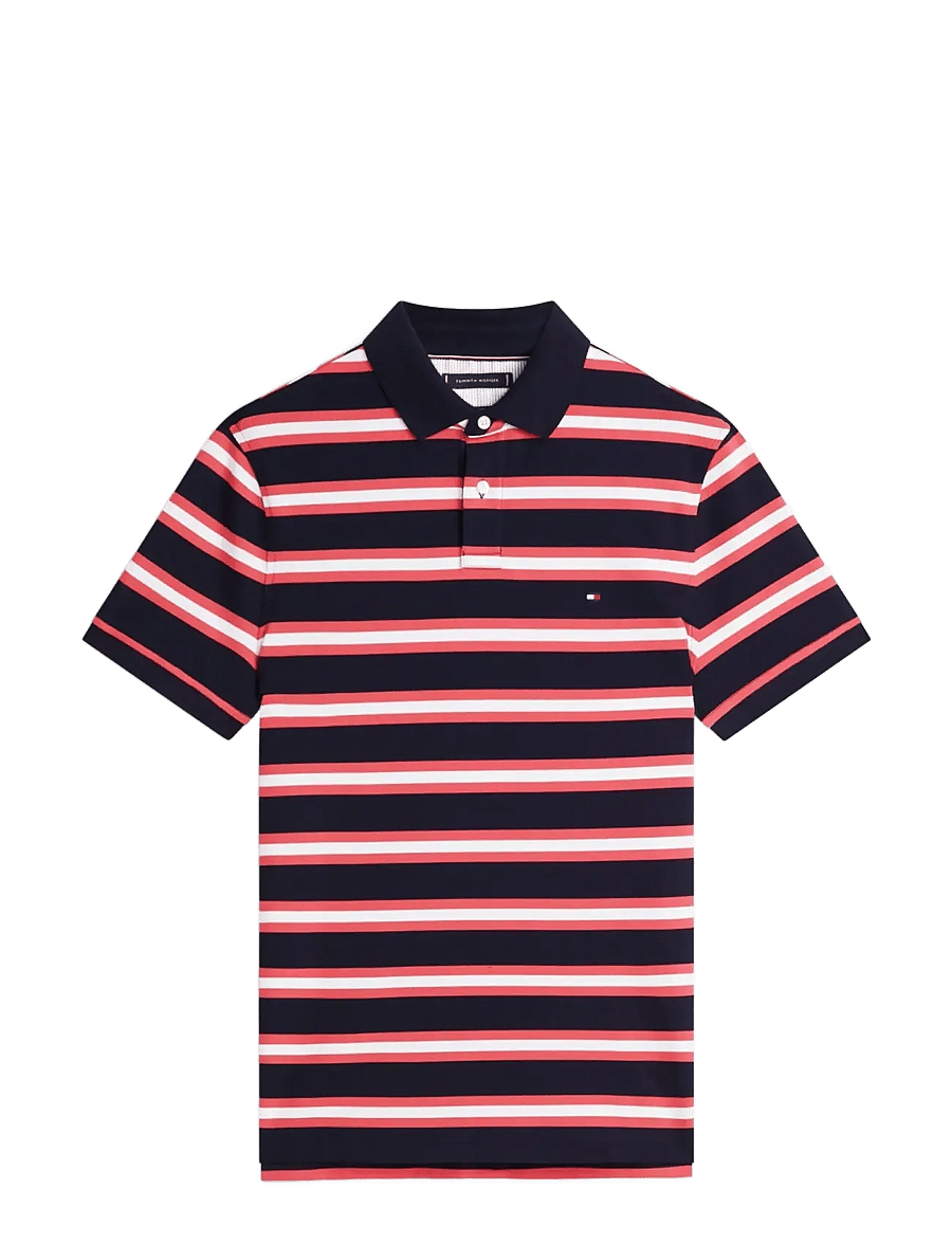 Tommy Hilfiger - CORE 1985 REGULAR POLO - lühikeste varrukatega polod - desert sky heritage pink multi - 1