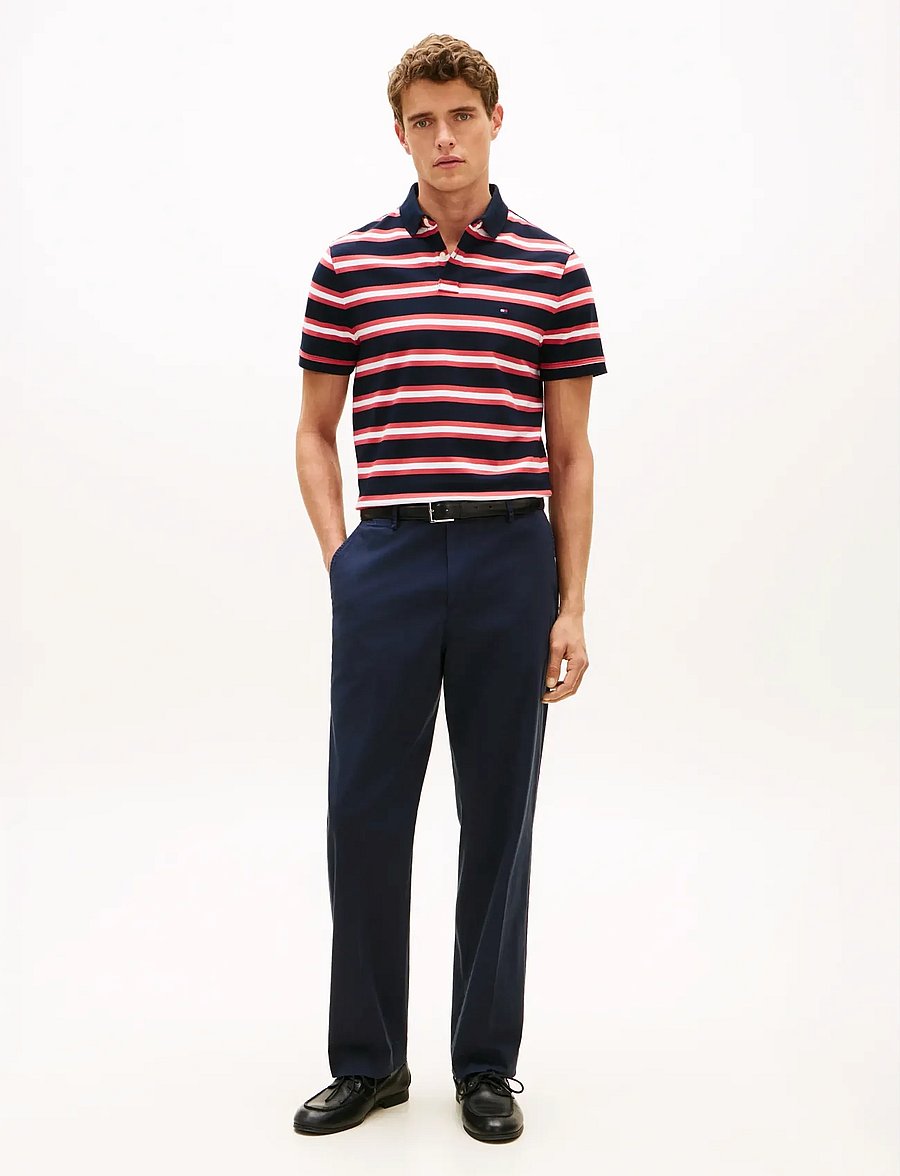 Tommy Hilfiger - CORE 1985 REGULAR POLO - lühikeste varrukatega polod - desert sky heritage pink multi - 3