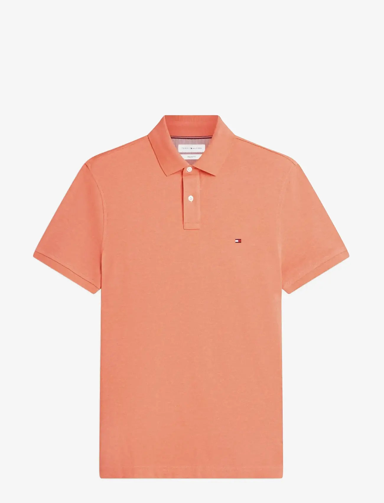 Tommy Hilfiger - 1985 REGULAR POLO - kortærmede poloer - brilliant orange heather - 1