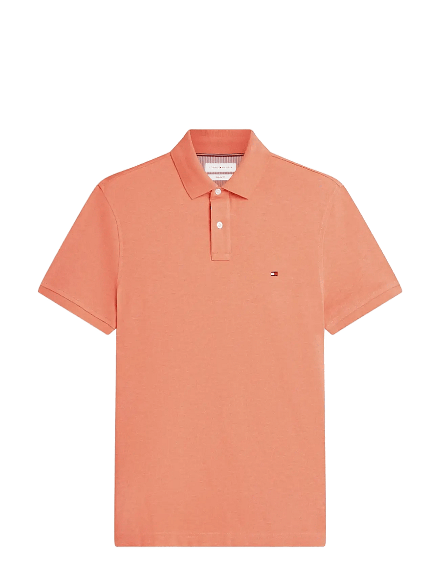 Tommy Hilfiger - CORE 1985 REGULAR POLO - lühikeste varrukatega polod - brilliant orange heather - 1