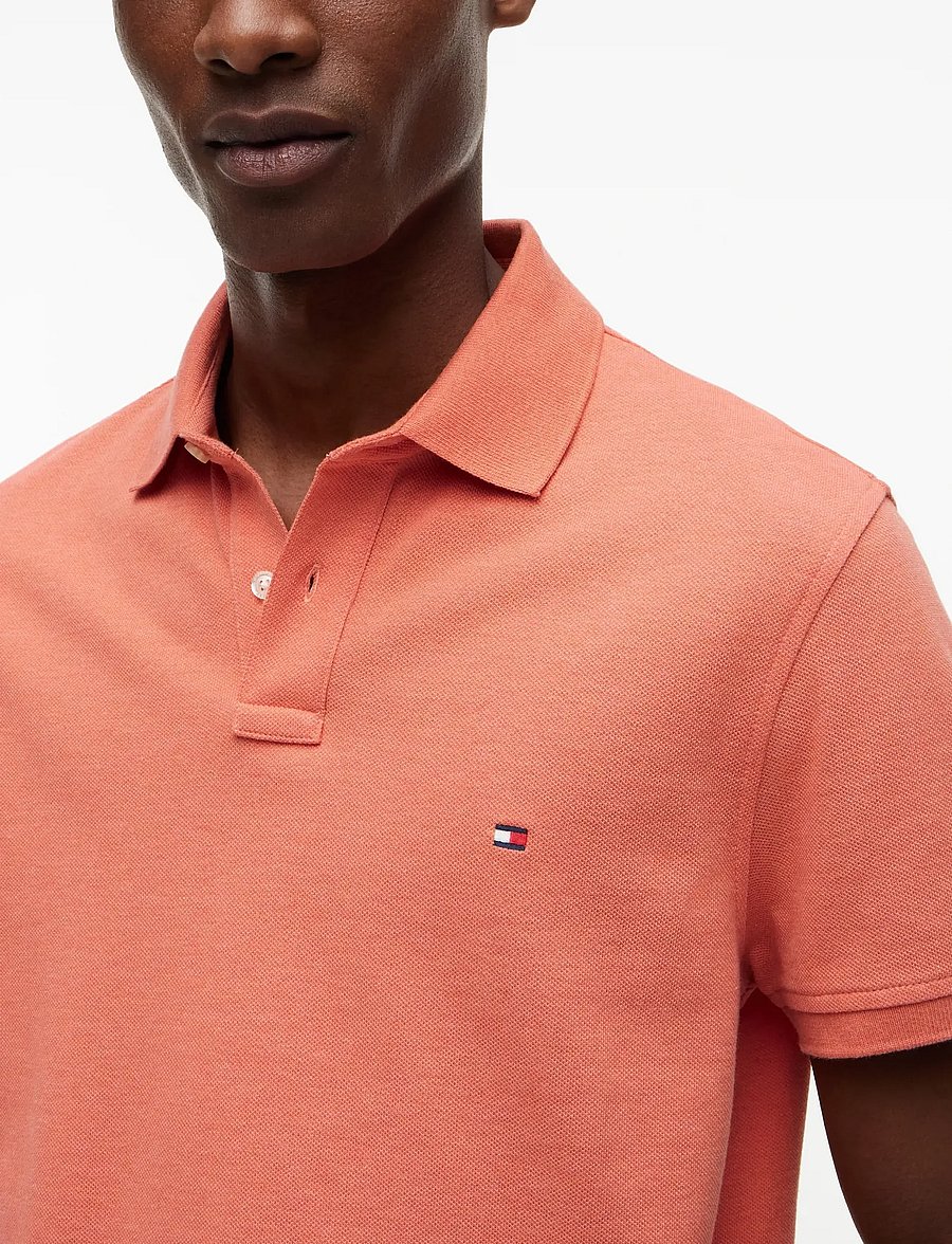 Tommy Hilfiger - CORE 1985 REGULAR POLO - lühikeste varrukatega polod - brilliant orange heather - 3
