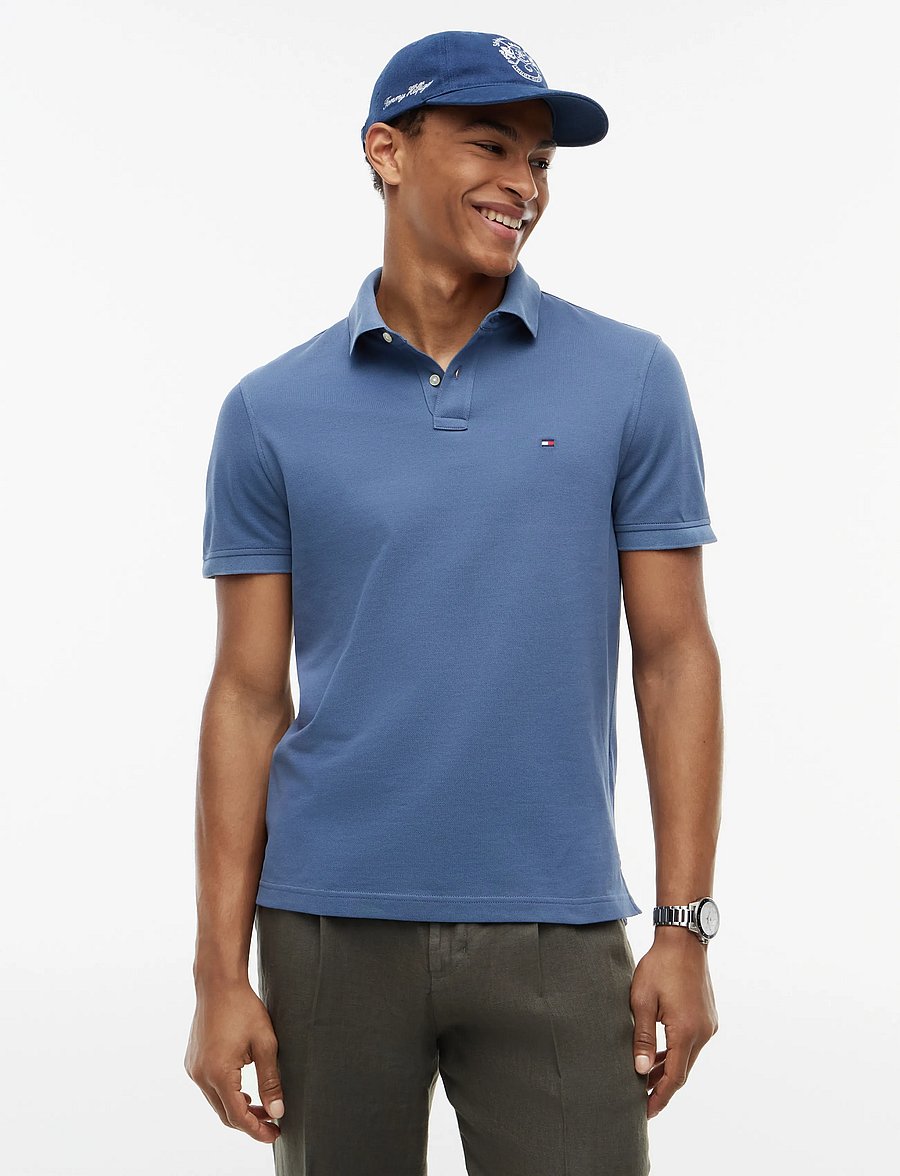 Tommy Hilfiger - CORE 1985 REGULAR POLO - lühikeste varrukatega polod - aegean sea - 0