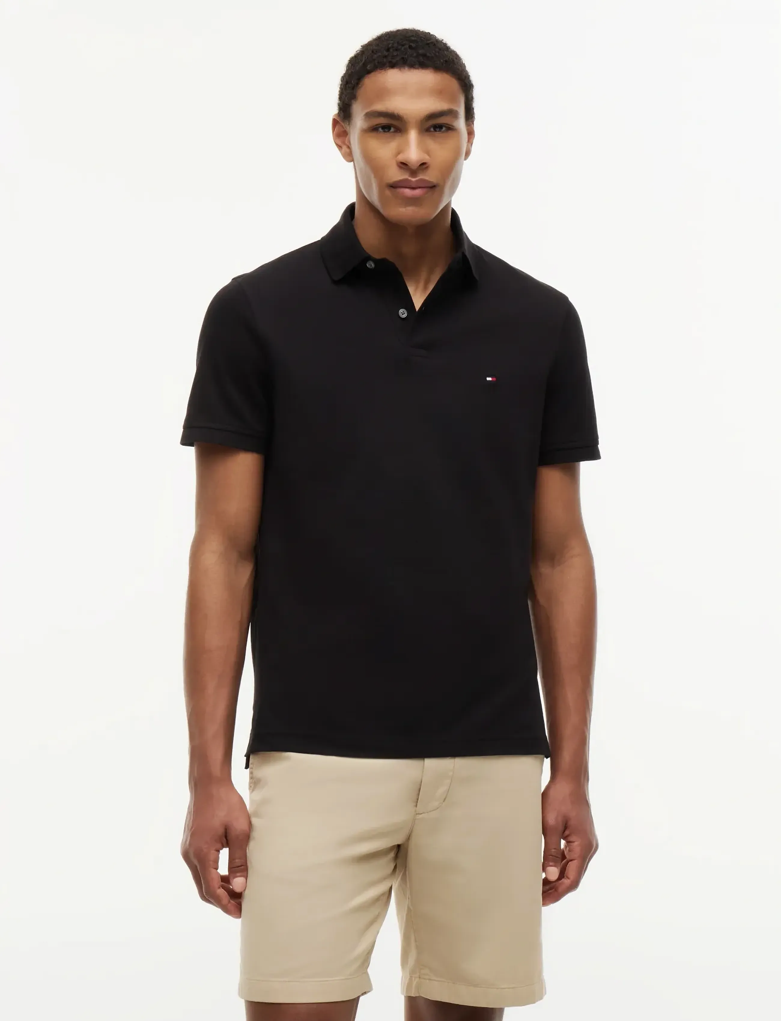Tommy Hilfiger 1985 REGULAR POLO - Summer Shop - BLACK / black