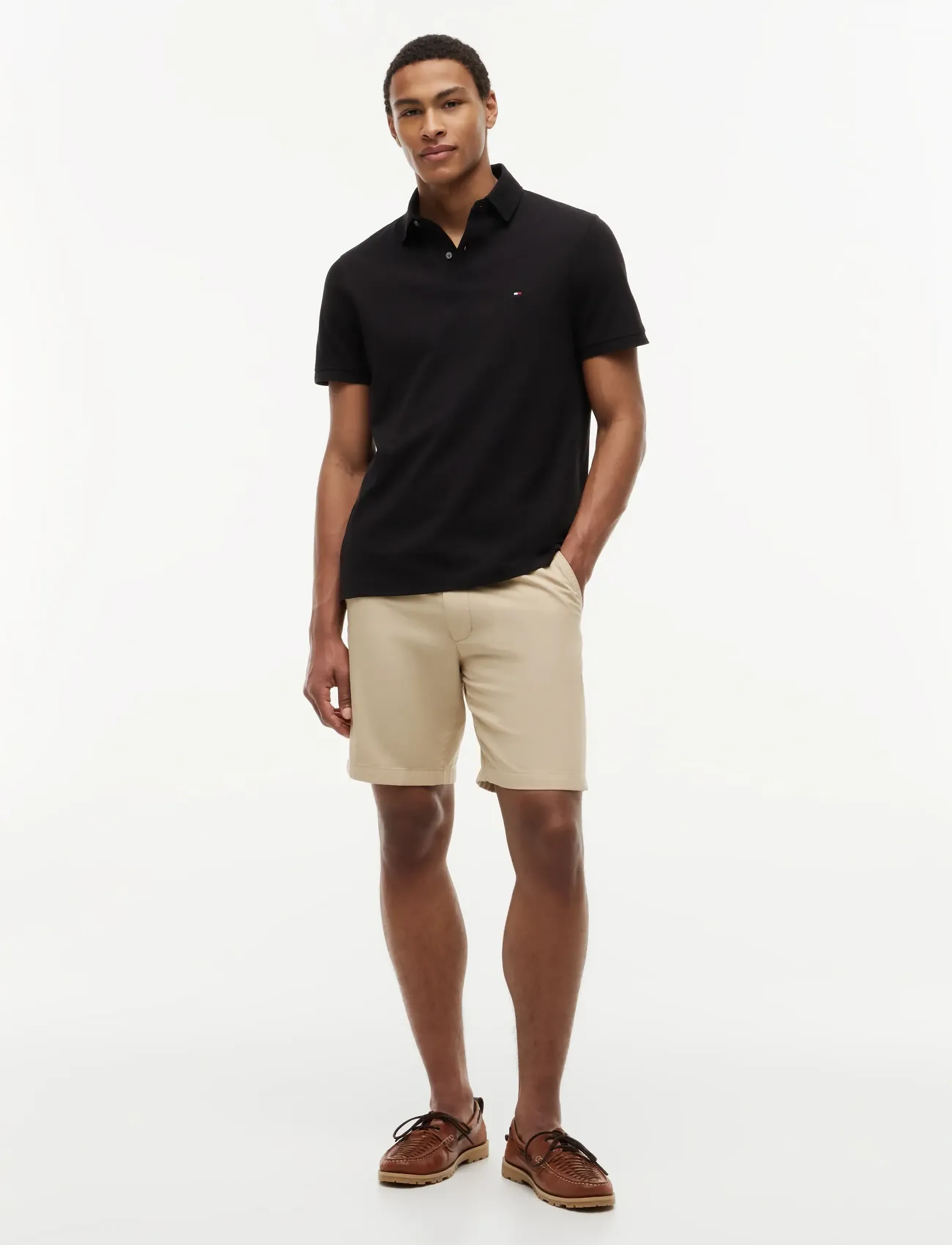 Tommy Hilfiger - 1985 REGULAR POLO - short-sleeved polos - black - 5