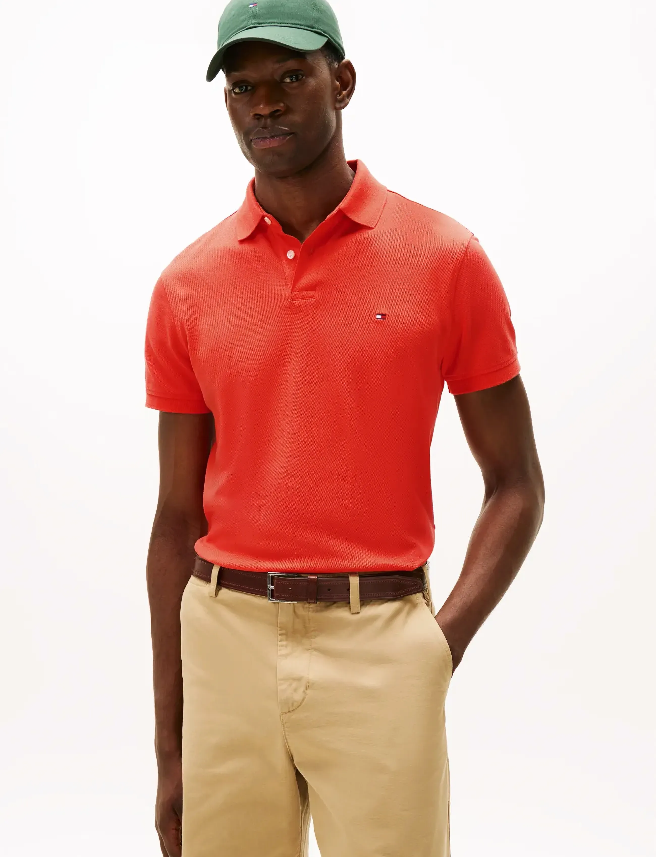 Tommy Hilfiger 1985 REGULAR POLO - Summer Shop - BRILLIANT ORANGE / orange
