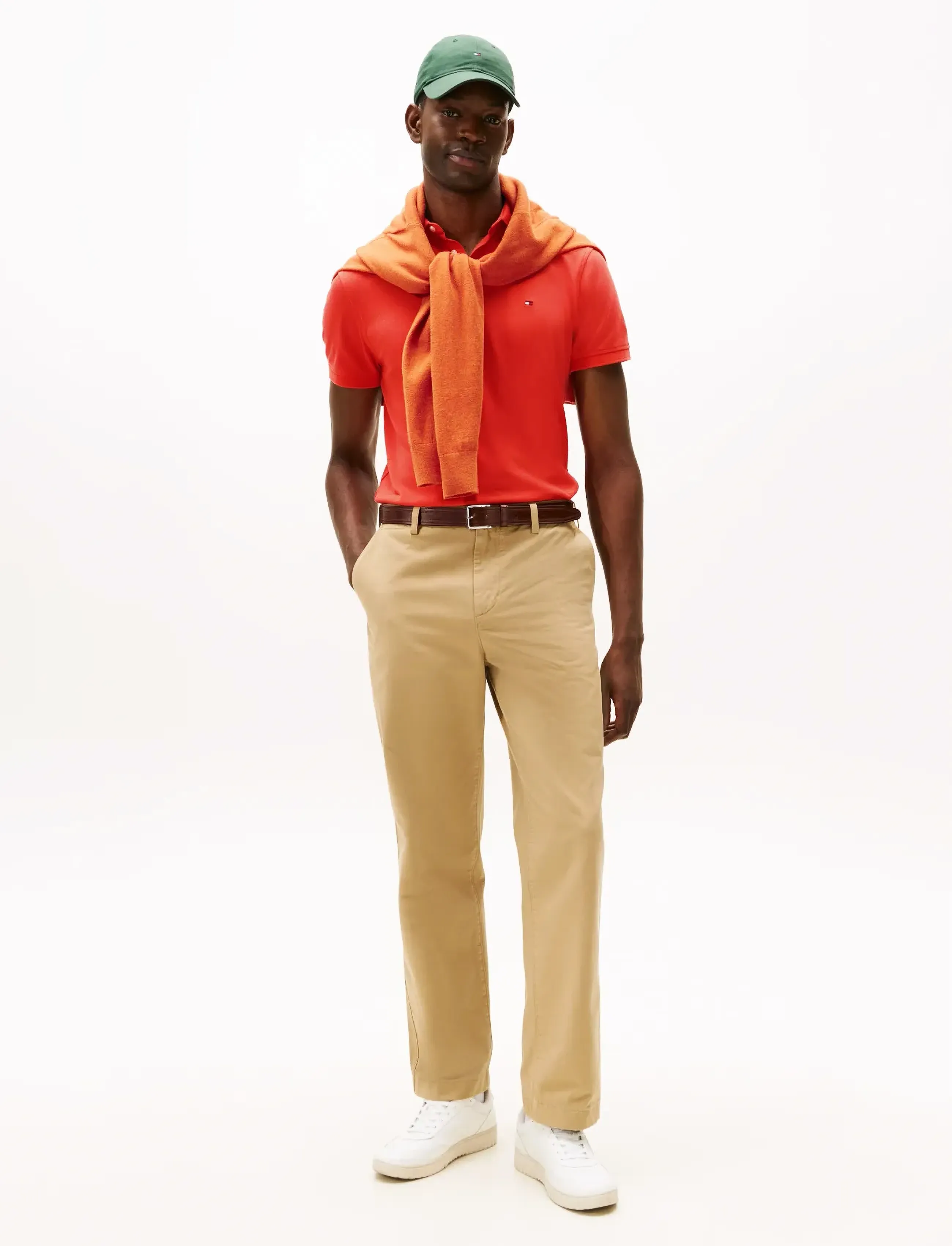 Tommy Hilfiger - 1985 REGULAR POLO - kortærmede poloer - brilliant orange - 3