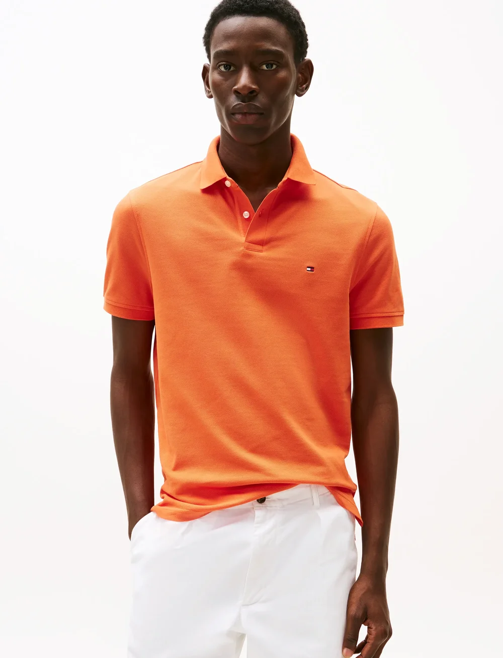 Tommy Hilfiger - 1985 REGULAR POLO - short-sleeved polos - brilliant orange - 5