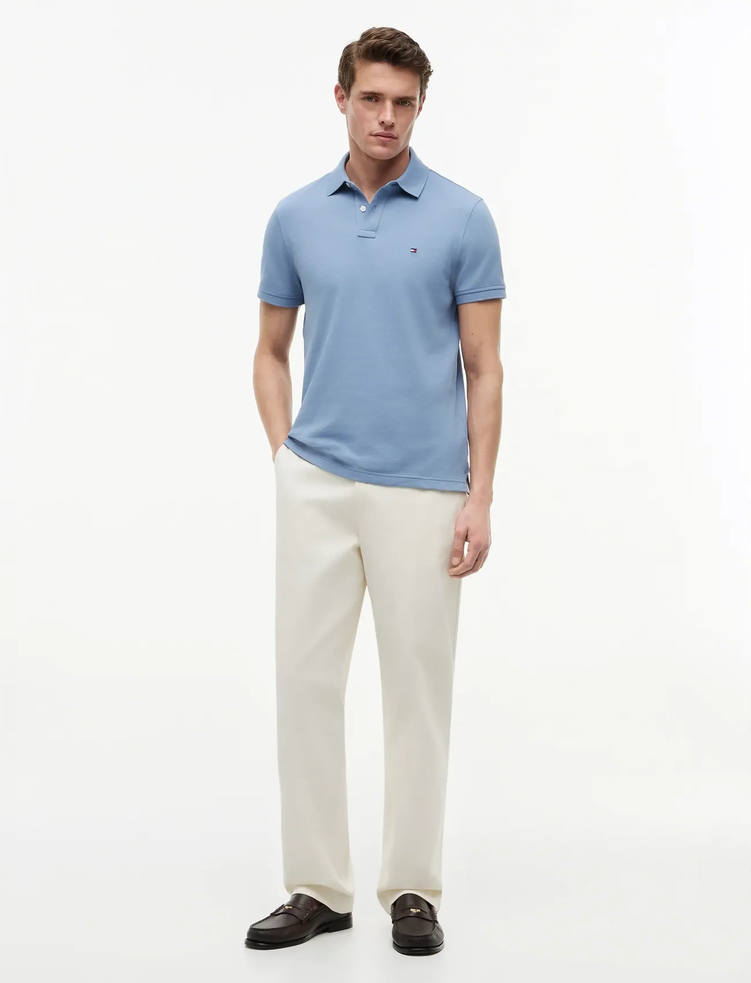 Tommy Hilfiger - 1985 REGULAR POLO - short-sleeved polos - brisk blue - 5