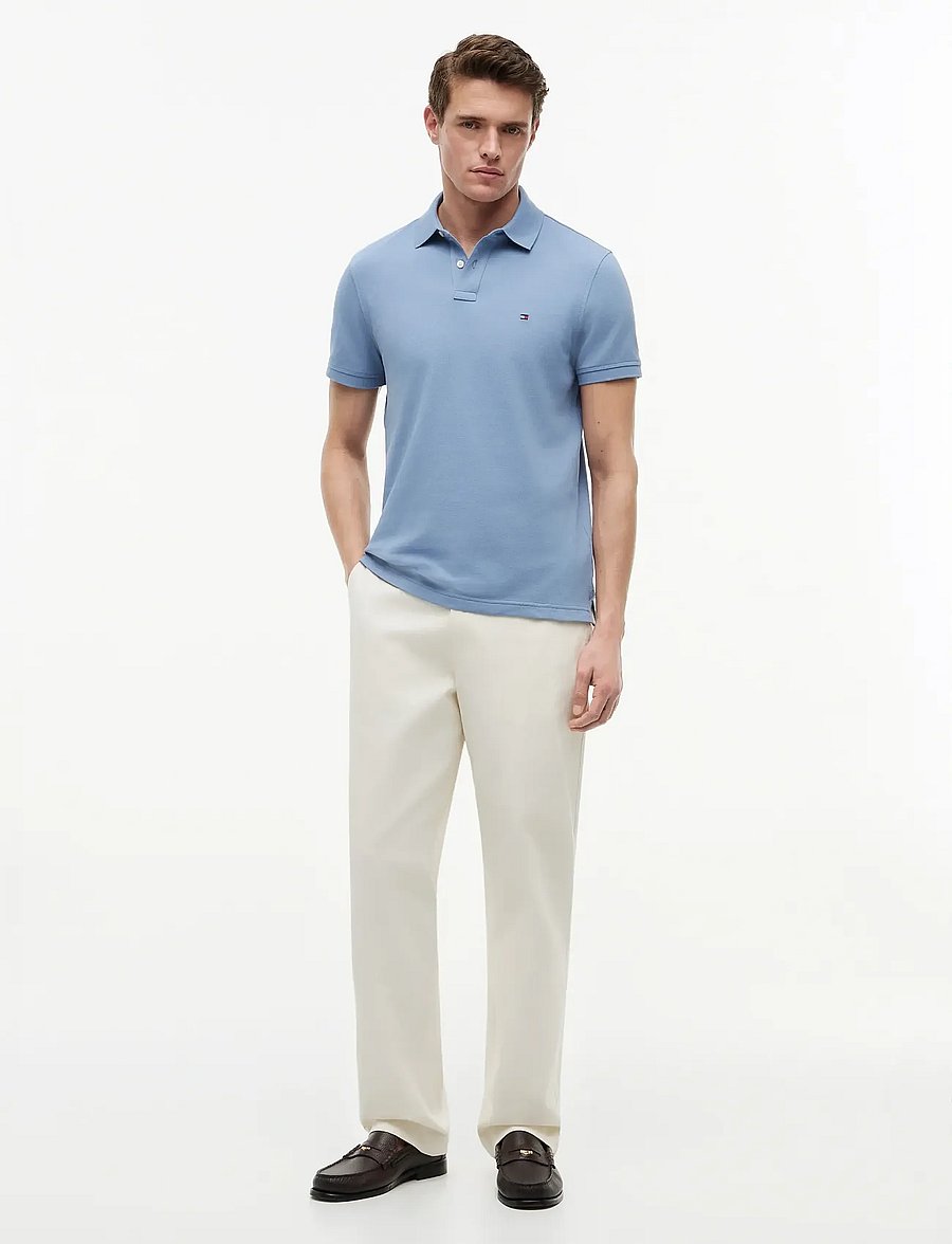 Tommy Hilfiger - CORE 1985 REGULAR POLO - lühikeste varrukatega polod - brisk blue - 5