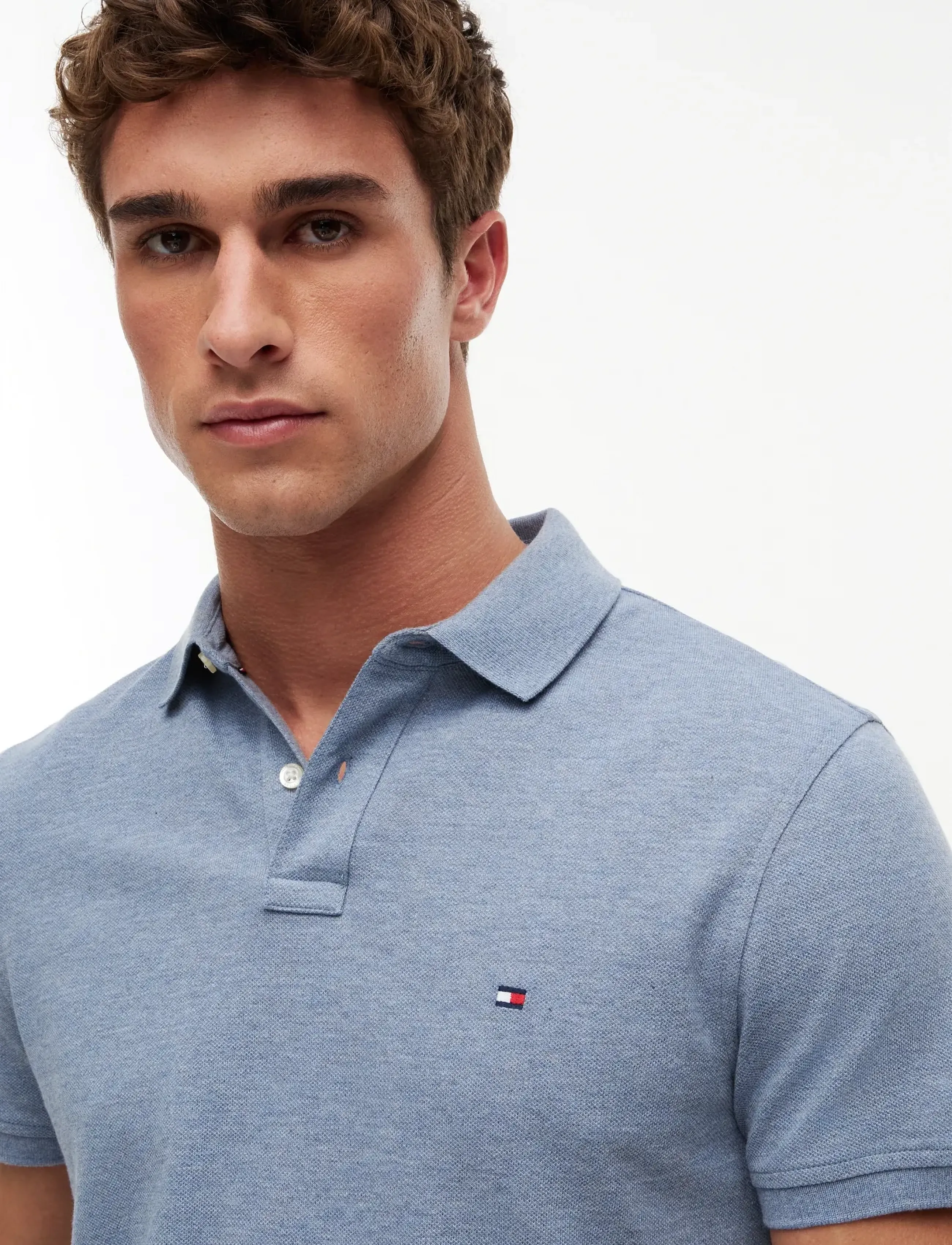 Tommy Hilfiger - CORE 1985 REGULAR POLO - kurzärmelig - brisk blue heather - 3