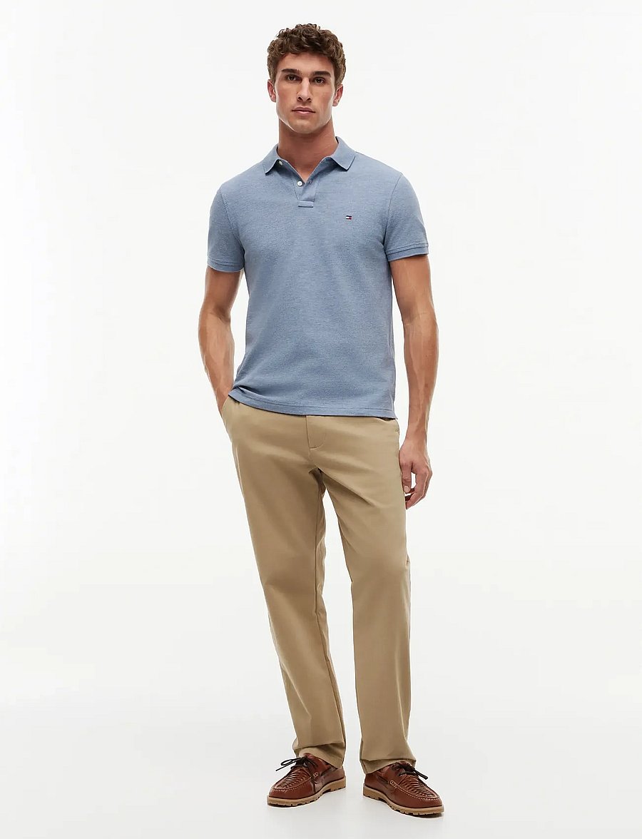 Tommy Hilfiger - CORE 1985 REGULAR POLO - kurzärmelig - brisk blue heather - 4